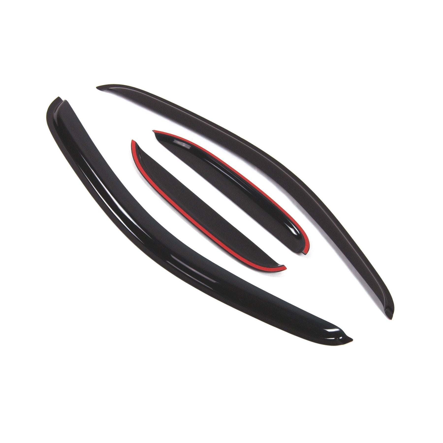 Tuningpros Outside Mount Window Vent Visors Rain Guards Compatible With Gmc Sierra 1500 Ext 2007-2013 | Side Window Wind Deflect