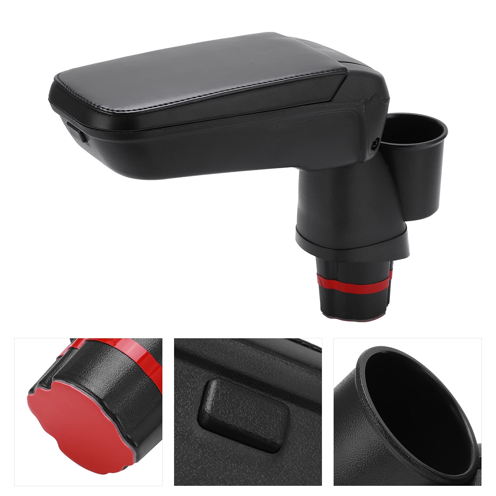 Fydun Central Armrest Box With Water Cup Holder Armrest Storage Box+Cup Holder Replacement For Mercedes Smart Fortwo Forfour 453 2015-2019