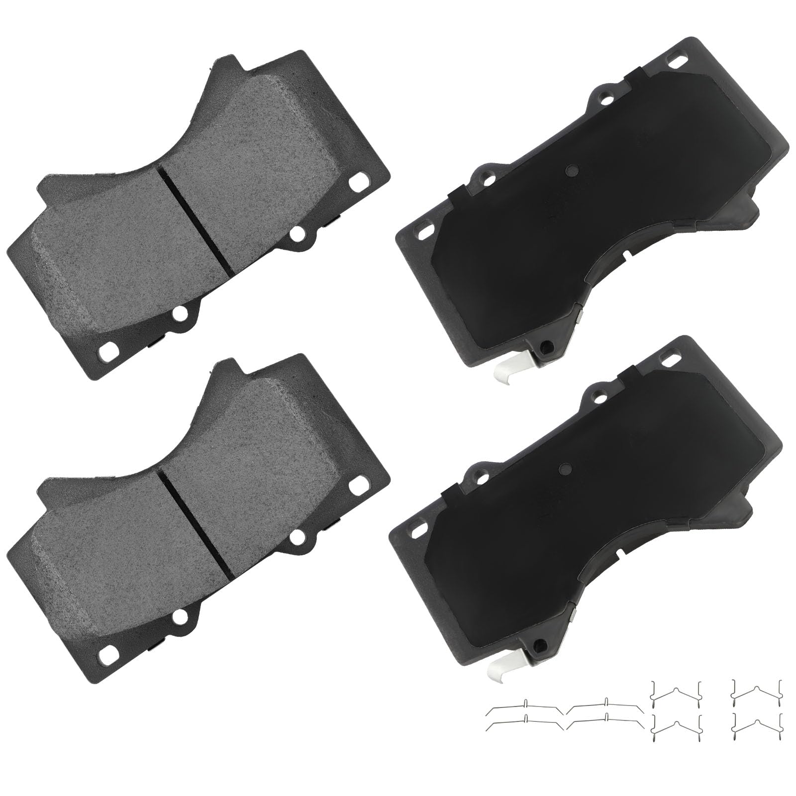 Cciyu D1303 Front Ceramic Brake Pads Kit - For Lexus Lx570 (2008-2011, 2013-2019) & Toyota/Land Cruiser/Sequoia/Tundra (2007-201