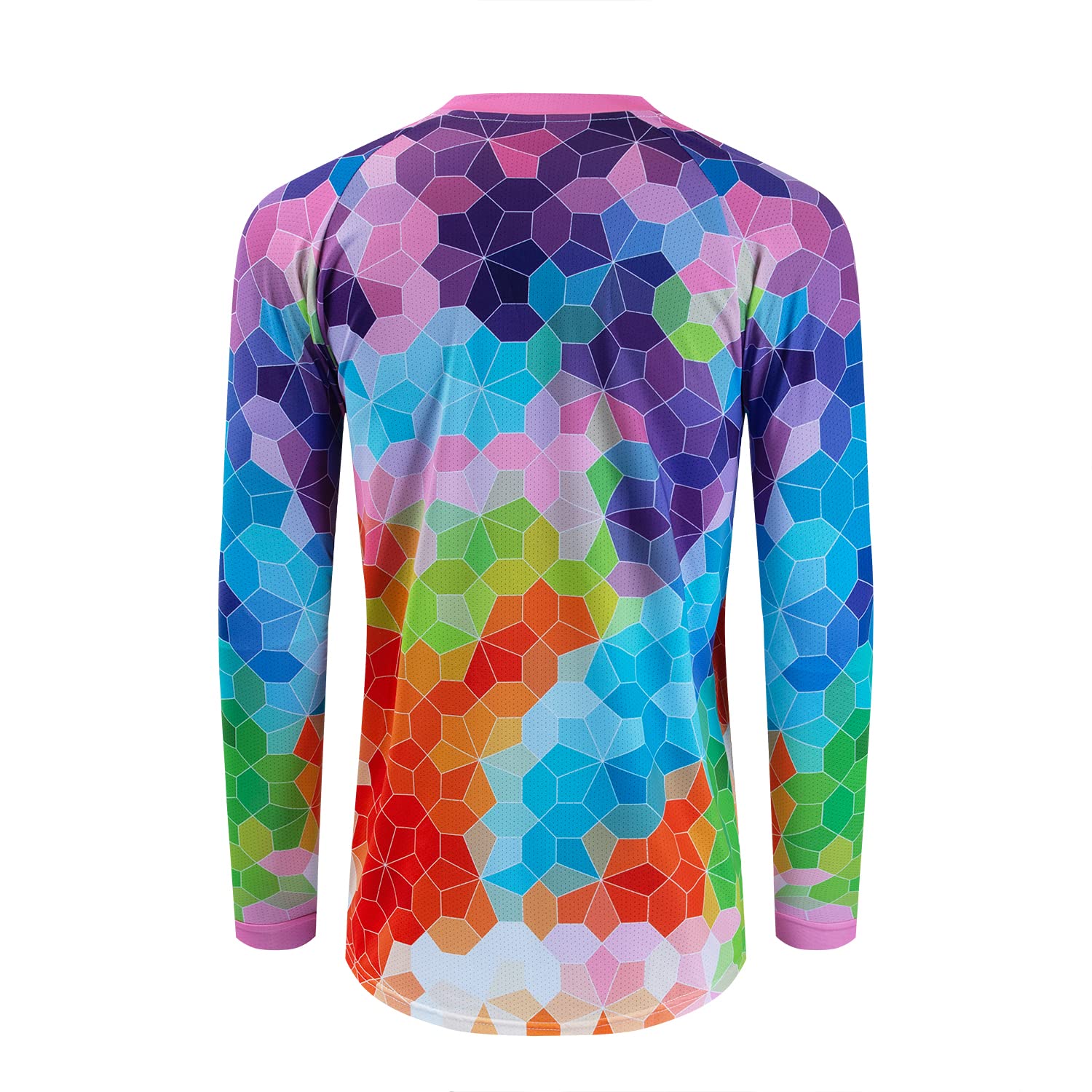 Mountain Bike Jersey Women, Ladies Dirt Bike Shirt For Motorcycle Motocross Bmx Moto Mx Riding Fishing Workout Offroad Scooter Off Roading Downhill Racing Powersports Motorsports,Colorful Paint Xl