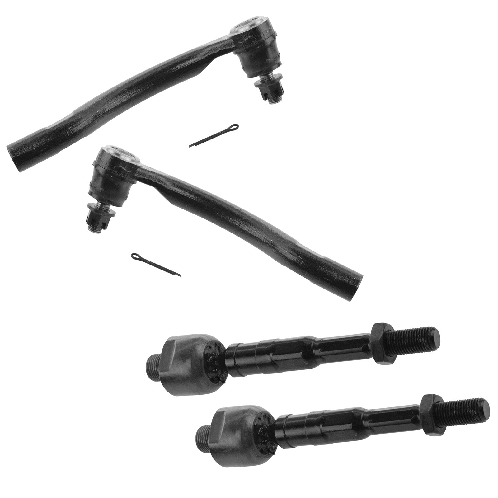 Trq Front Tie Rod Set Compatible With 2006-2011 Honda Civic
