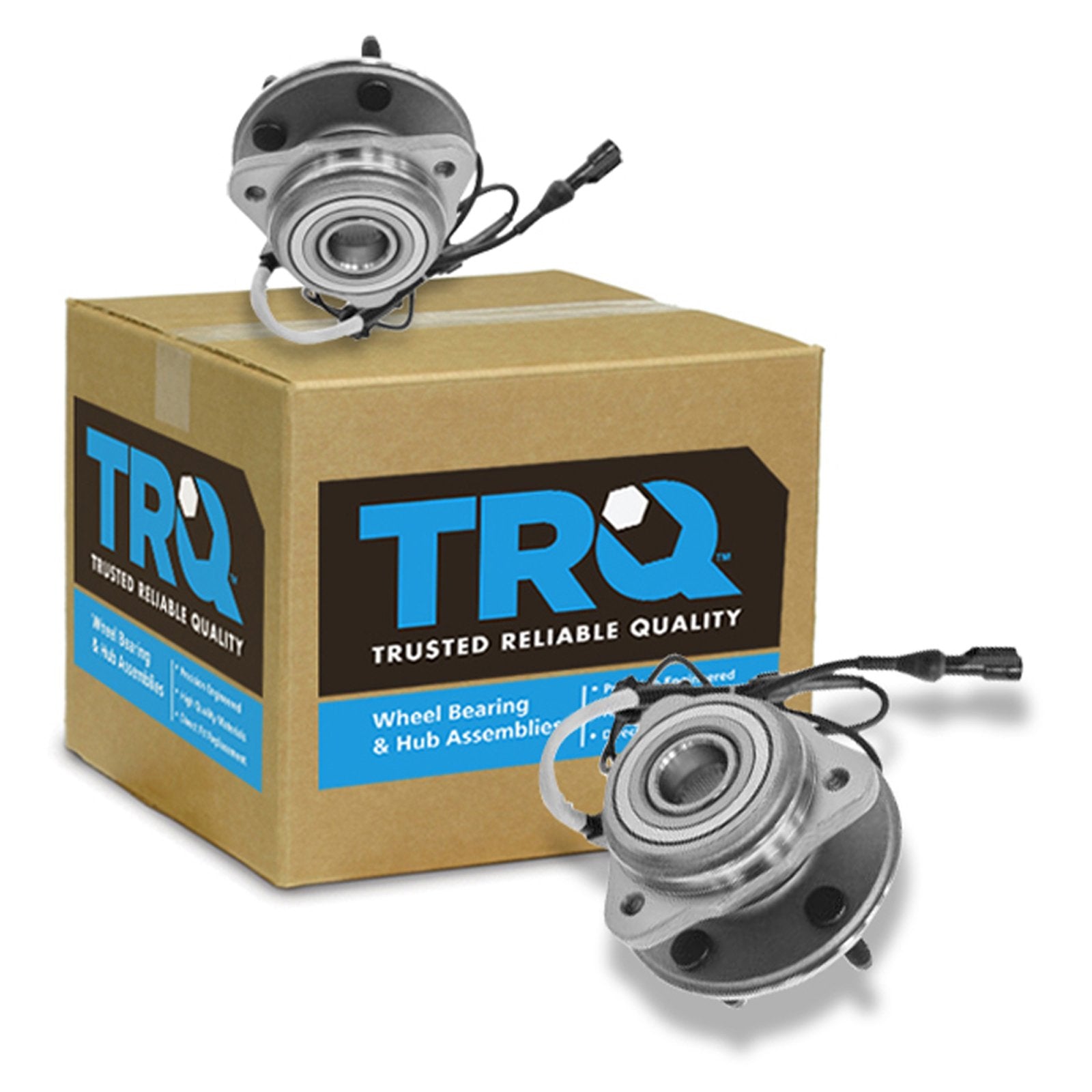 Trq Front Wheel Hub Bearings Assembly Set Compatible With 1995-2001 Ford Explorer 2002 Explorer Sport 2001-2002 Explorer Sport T