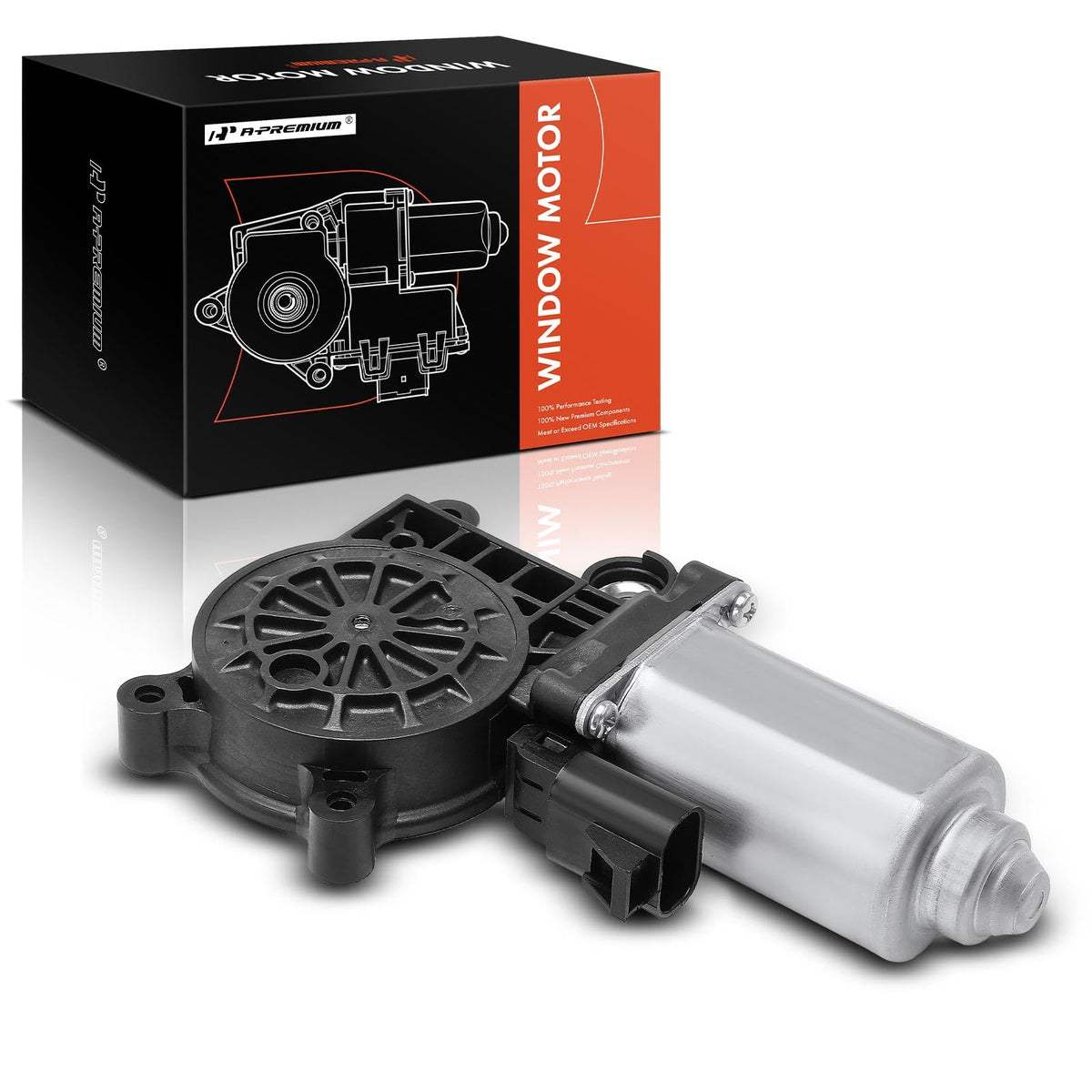 A-Premium Power Window Lift Motor Compatible with Chevrolet Malibu 2004-2012, Traverse 2009-2012 & GMC Acadia 2007-2012 & Buick 