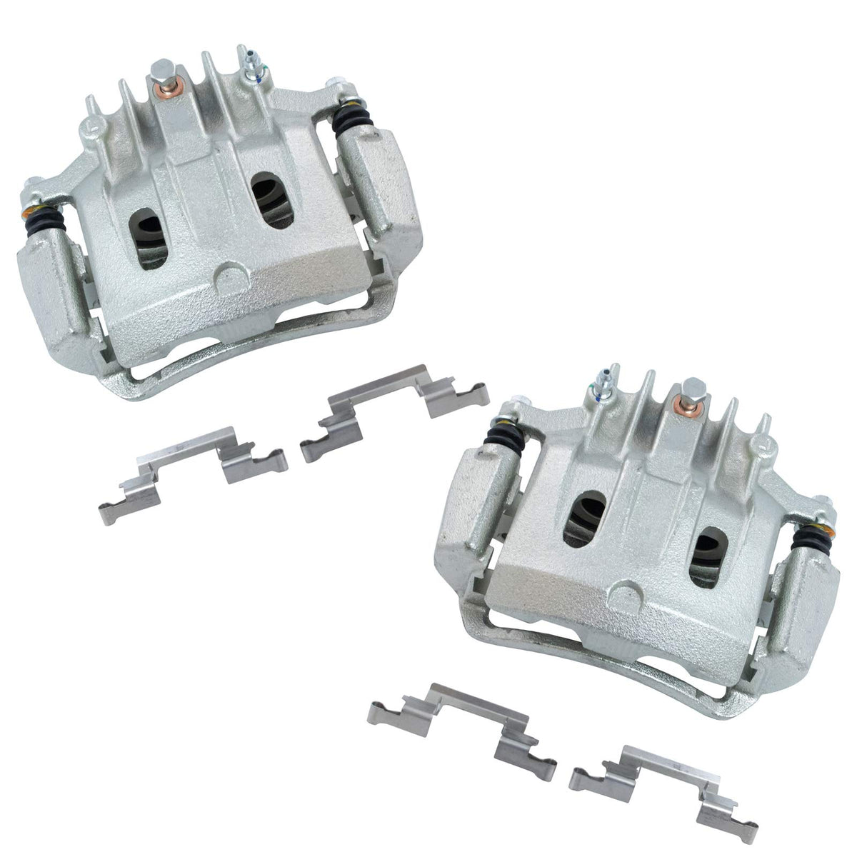 Trq Rear Brake Caliper Set Compatible With 2000-2005 Ford Excursion 2000-2004 F-250 Super Duty F-350 Super Duty