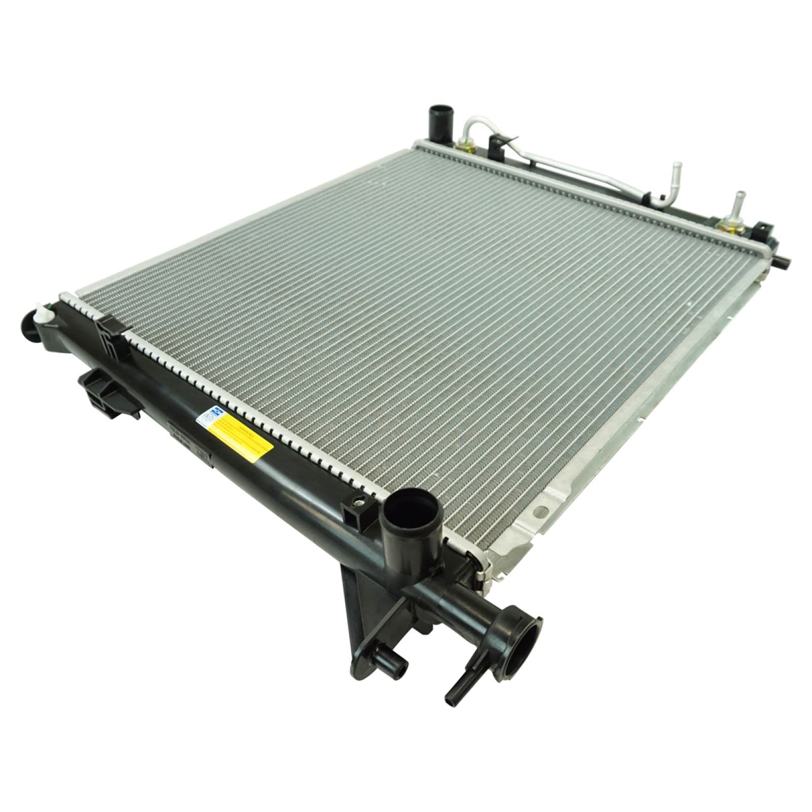 Trq Radiator Assembly Aluminum Core Compatible With 13-18 Hyundai Santa Fe Sport Cu13373 Hy3010187
