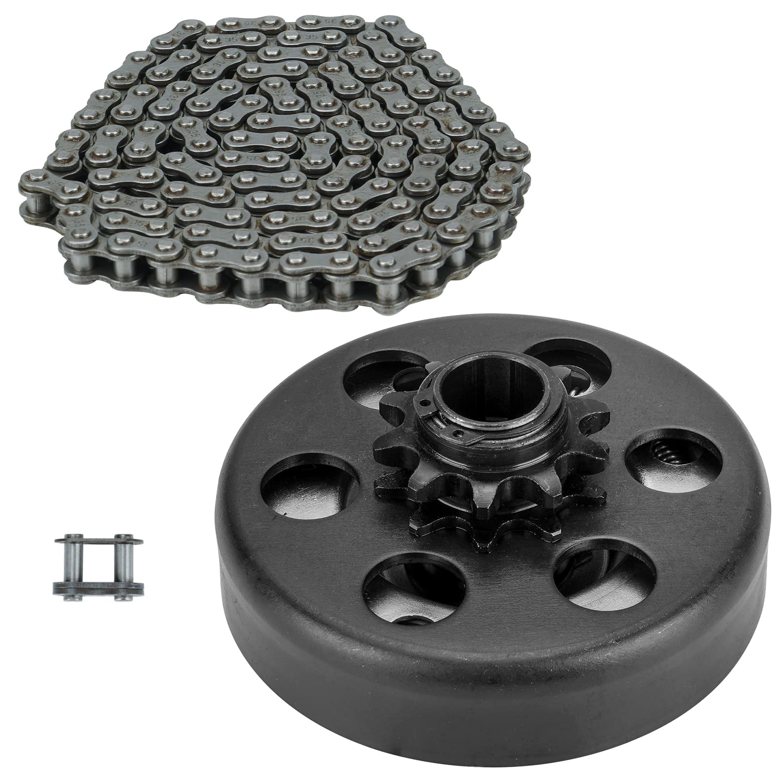 Go Kart Clutch 3/4 Bore 10T With #40/41/420 Chain, For Predator 212 Centrifugal Clutch Fit For Minibike Mb165 & Mb200 And Honda