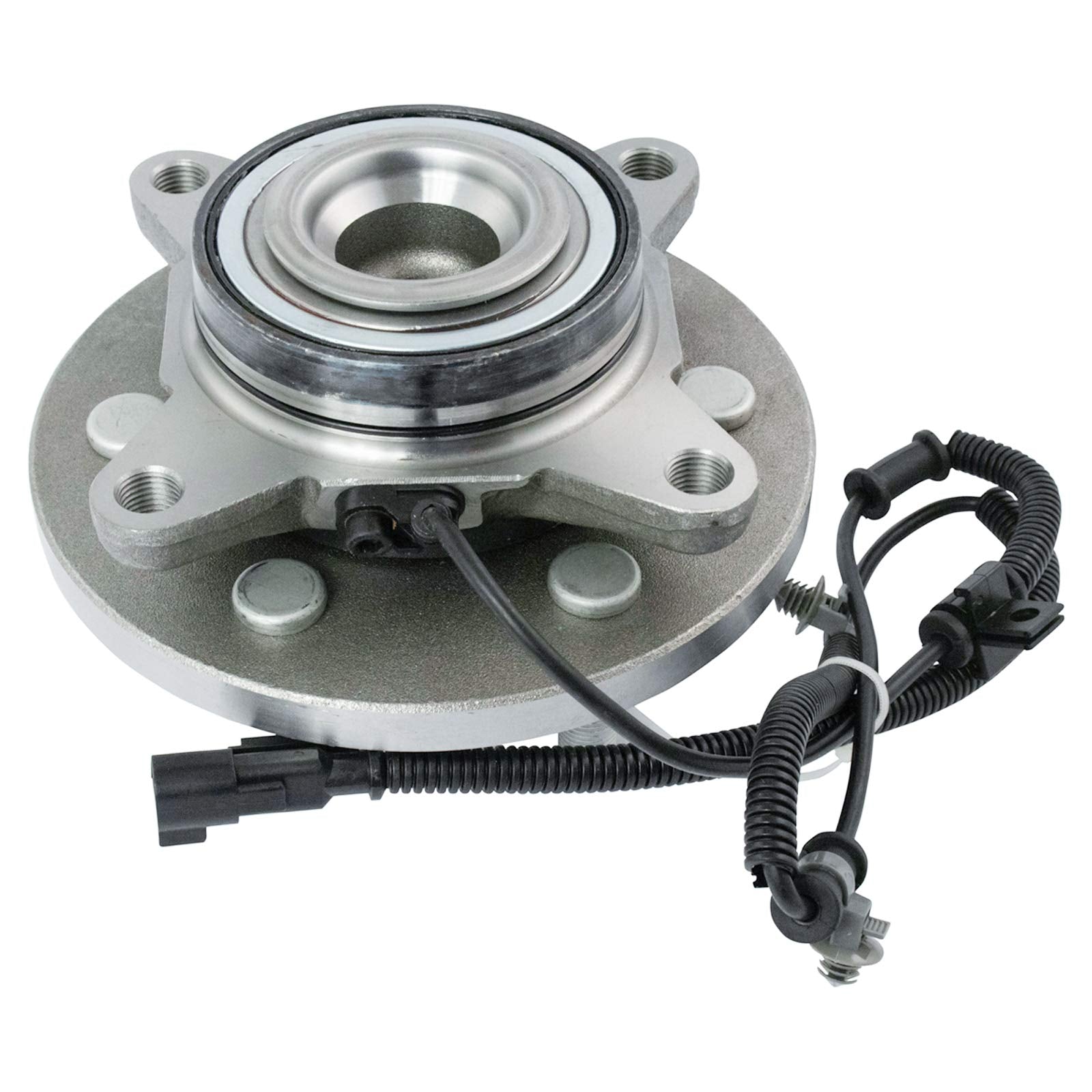 Trq Front Passenger Side Driver & Passenger Side Wheel Bearing & Hub Assembly With Abs Sensor Compatible With 2015-2017 Ford Exp