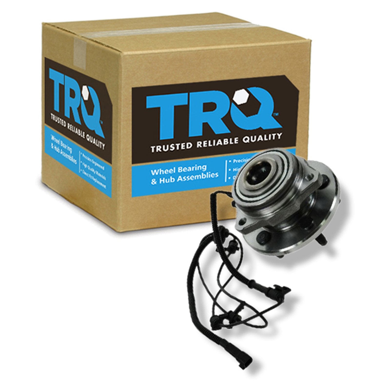 Trq Front Right Wheel Hub Bearing Assembly Passenger Side Compatible With 2002-2007 Jeep Liberty