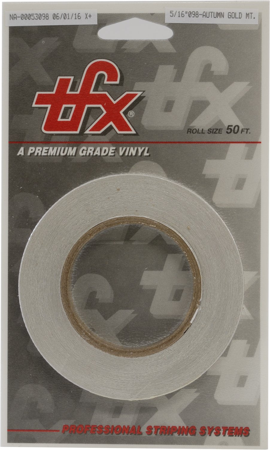 Universal Tfx 00033098 - Auto Customizing Dual Pinstripe - 3/16'' X 50' (1/16    Stripe, 1/16'' Gap, Then 1/16    Stripe) - 098-