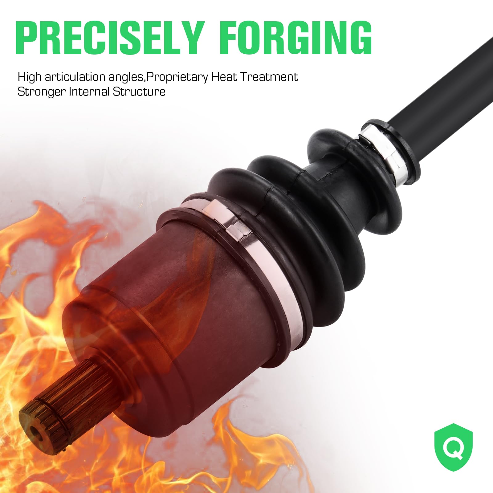 Youxmoto Front Left/Right CV Axle Fit for Polaris Ranger Midsize 500 570 (Crew EPS)/ EV/ETX 2015 2016 2017 2018 2019 2020 2021 2