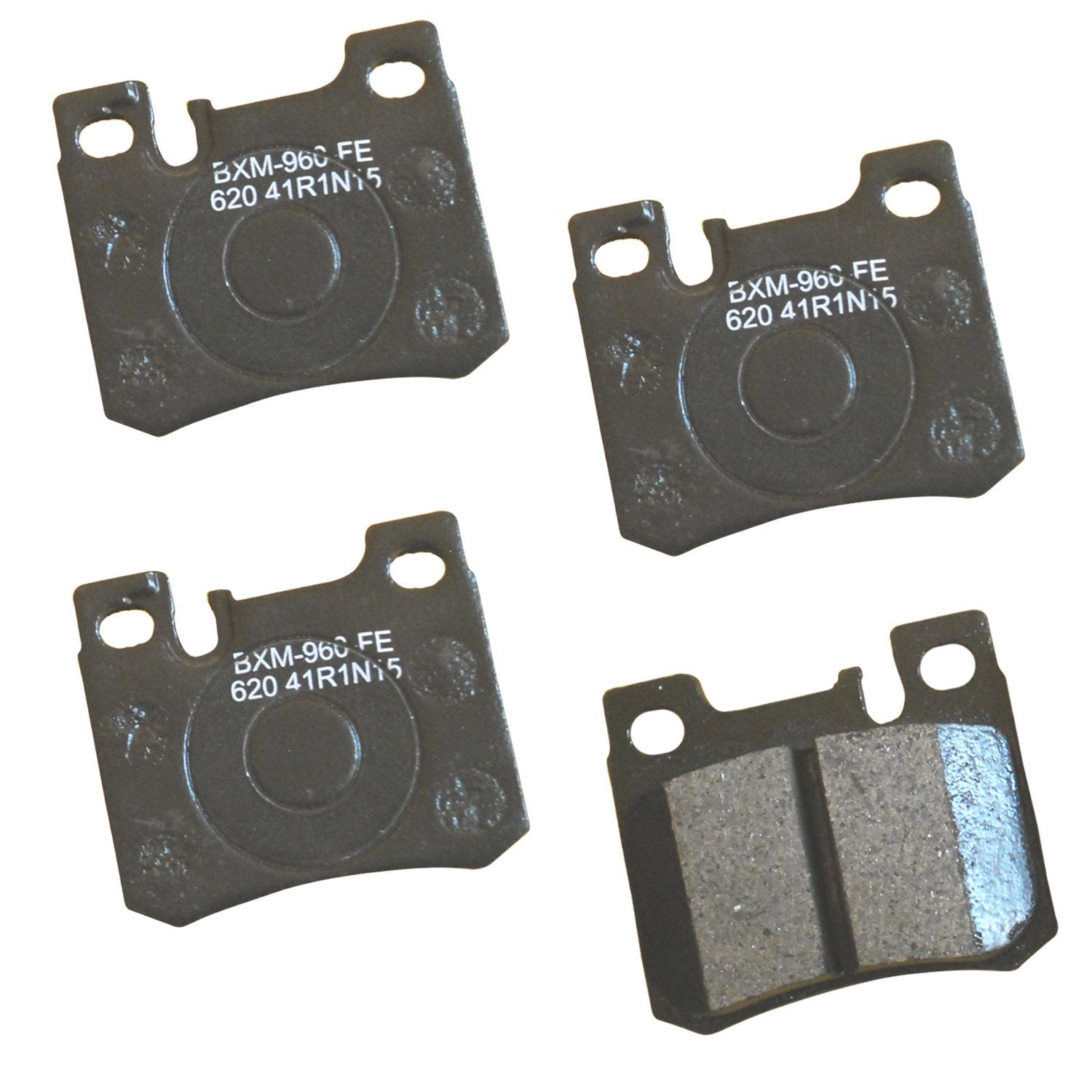 Bendix Premium Sbm620 Semi-Metallic Rear Brake Pads For Mercedes-Benz 300E 1993-1990, C280 1997-1994