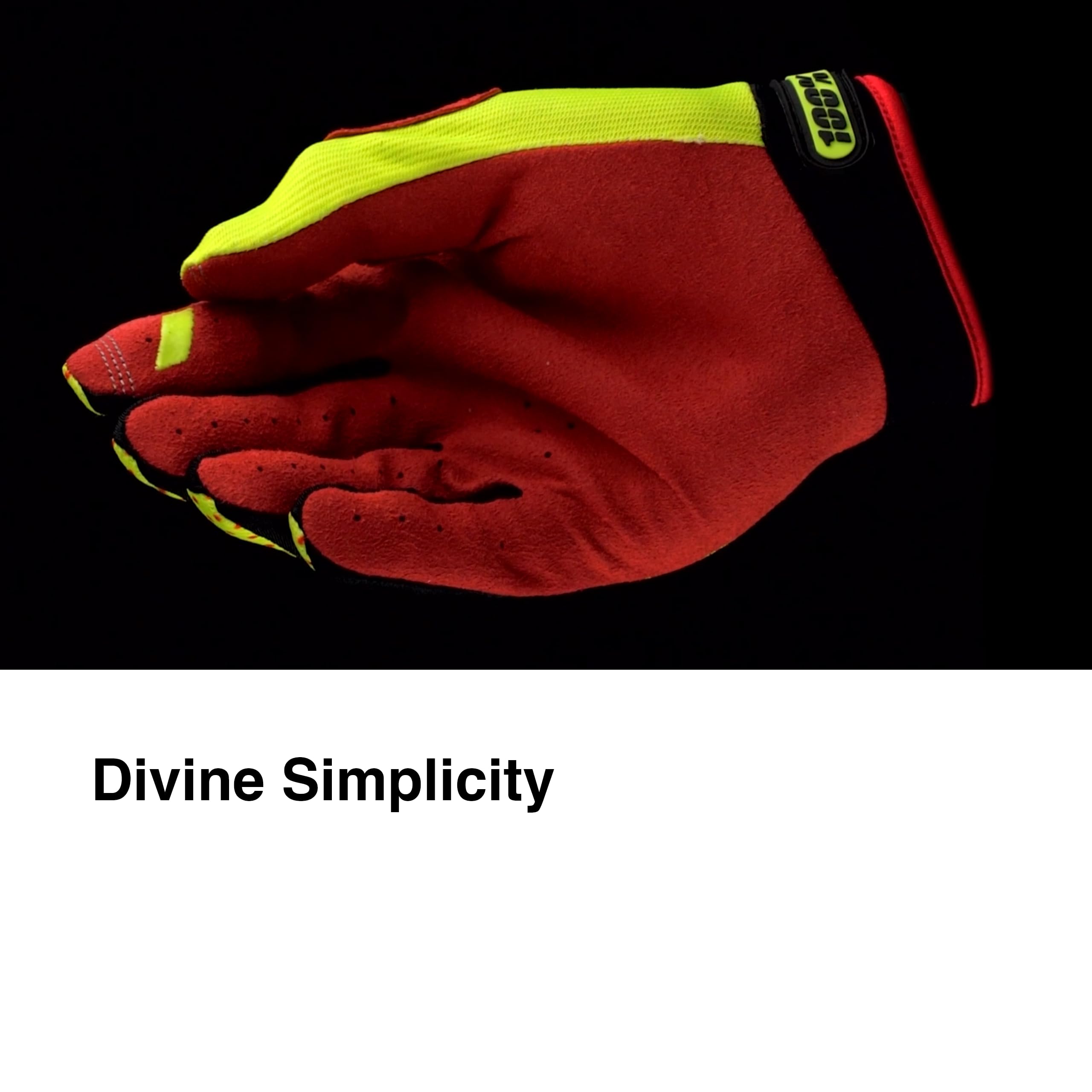 100% RIDEFIT Glove - Touch Screen Friendly & Lightweight Gloves for Bike Riding & MX - Bike Gloves with Neoprene Design - Navy/W