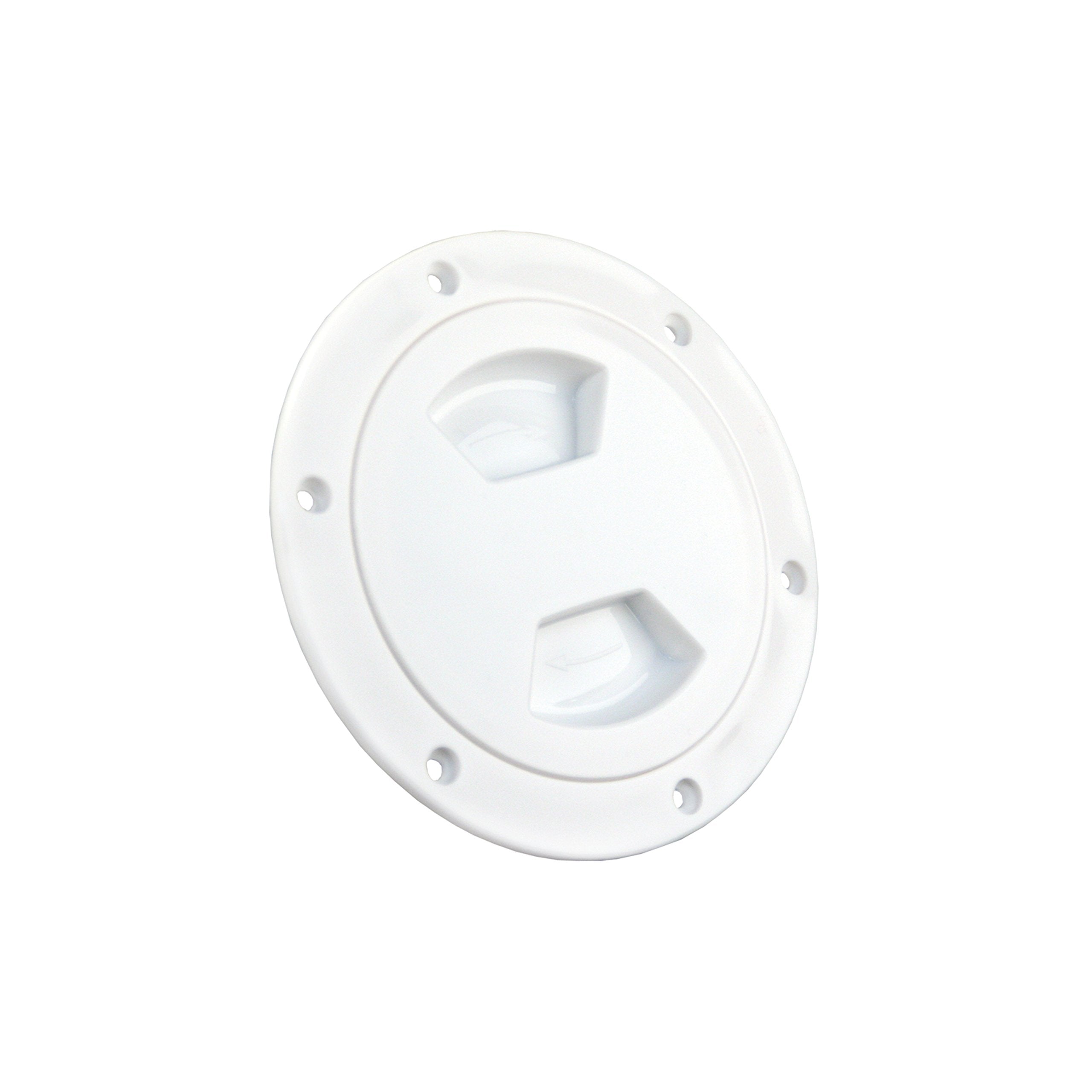 JR Products 31005 Access/Deck Plate - 4&quot;, White