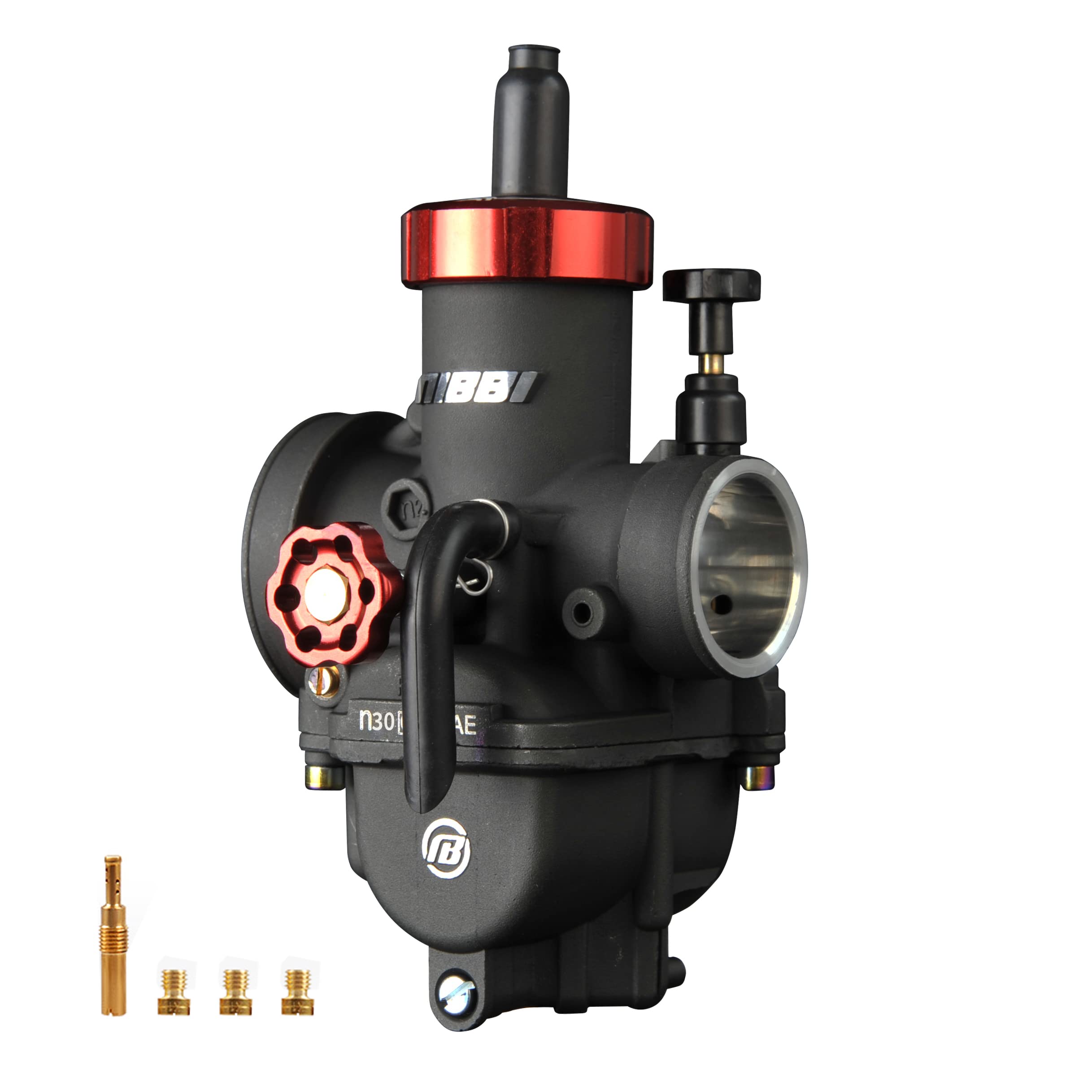 NIBBI Replacement Orginal High Performance Speed Modified Carburetor PE30MM Main jet Slow jet Fit Motorcycle Scooter Atv Dirt bi