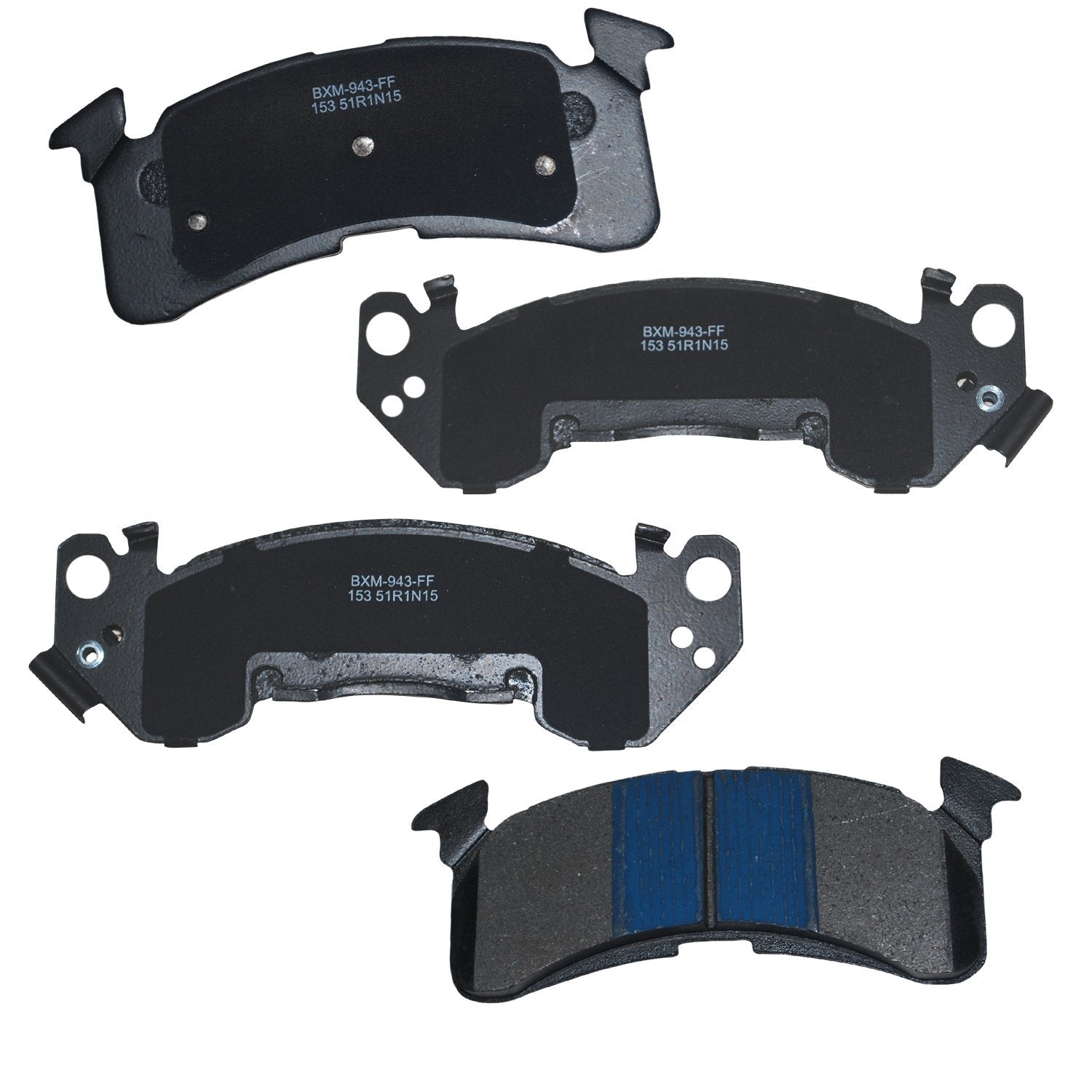 Bendix Premium Sbm153 Front Brake Pads For Chevy C20,Suburban,C30,C35,G30,K20,P20,P30,R20,R30,R3500,V20,Gmc C2500,G3500,K2500,K2