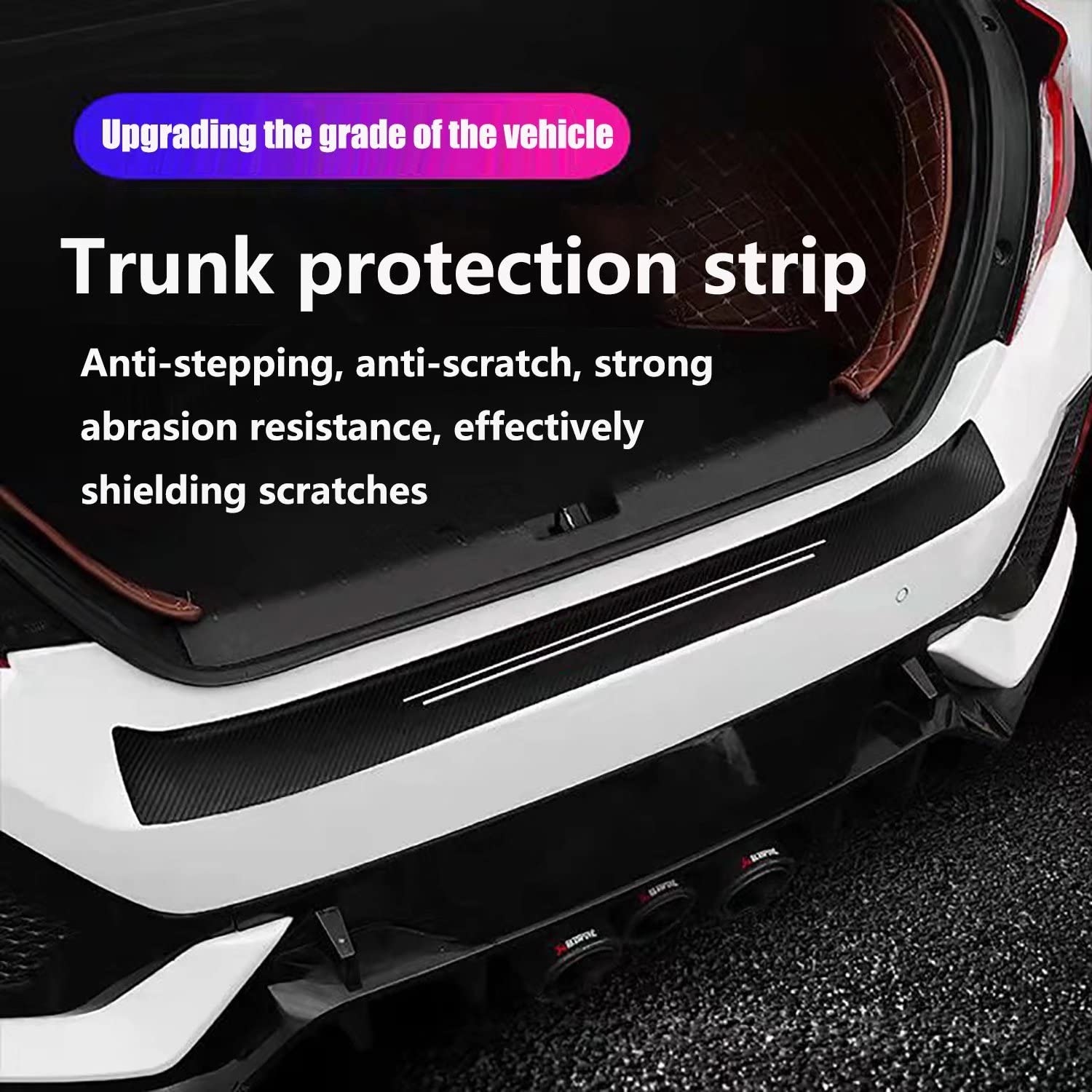 Tacopets Door Sill Protector, Door Sill Scratch Protection (For All Car Models) Door Sill Protector, Door Sill Trim(9Pc)