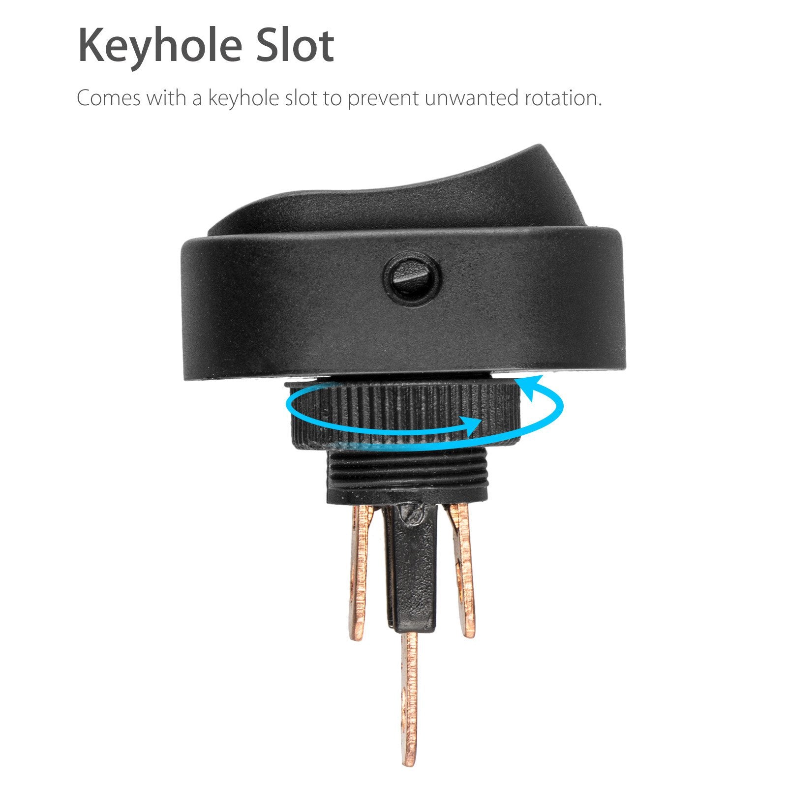 Veanic 5Pcs 12V 30 Amp Red Led Rocker On-Off Control Rocker Switch Waterproof Toggle Plug For Car Truck Rv Motorcycle Boat Marine Control