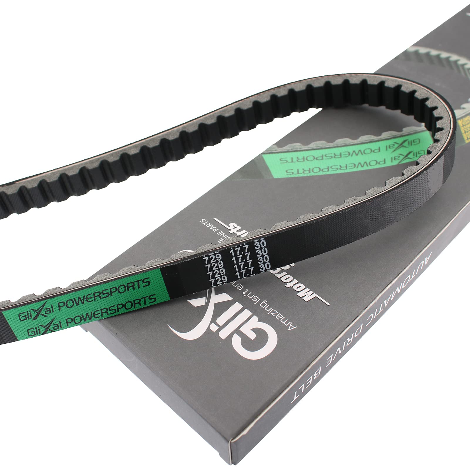 Glixal Atks-033 729-17.7-30 Reinforced Racing Cvt Drive Belt For Gy6 49Cc 50Cc 80Cc 100Cc 139Qmb 139Qma 147Qmd Scooter Moped Long Case Engine