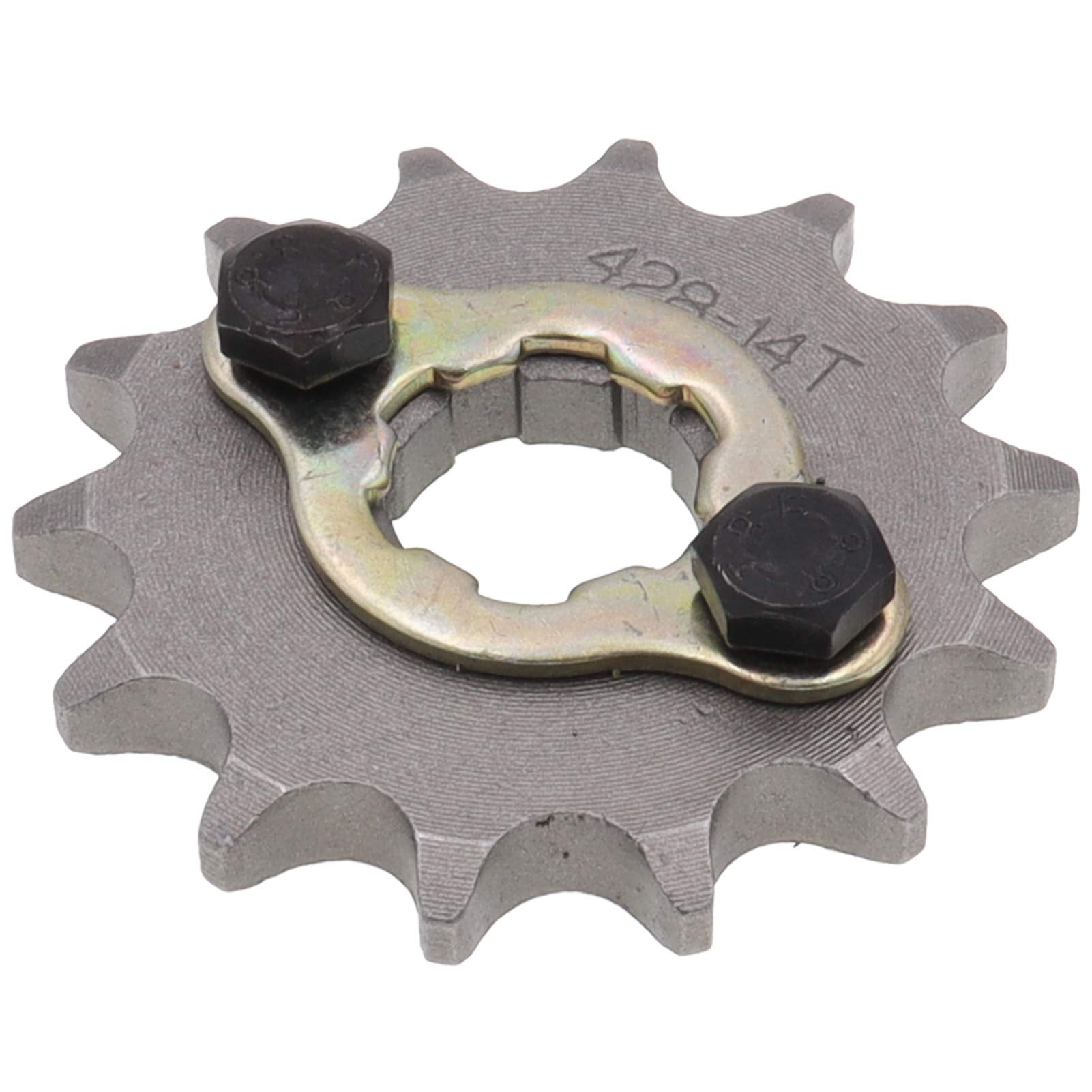 Magkowar 428 Front Enigine Sprocket With Retainer Plate Sets For Motorcycle Dirt Bike (428-20Mm, 14T)