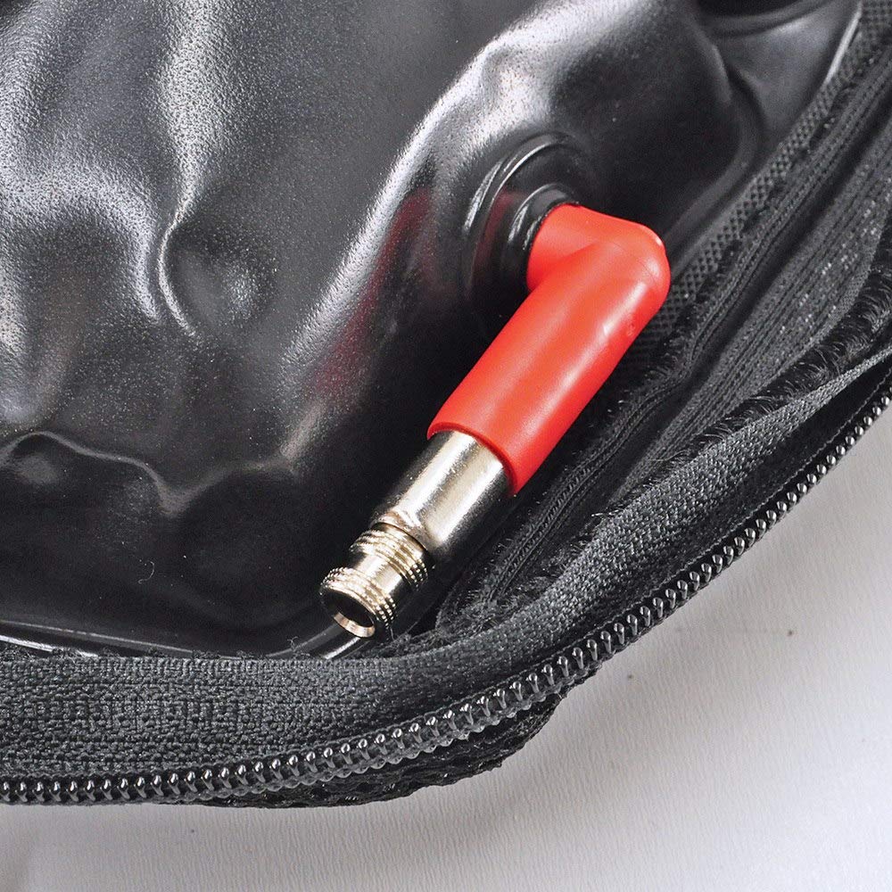 Airhawk 11&quot; x 11&quot; Cruiser R Small Motorcycle Seat Cushion - Lightweight Portable Inflatable Multi-Cell Air Pad with Breathable Spacer Mesh Cover