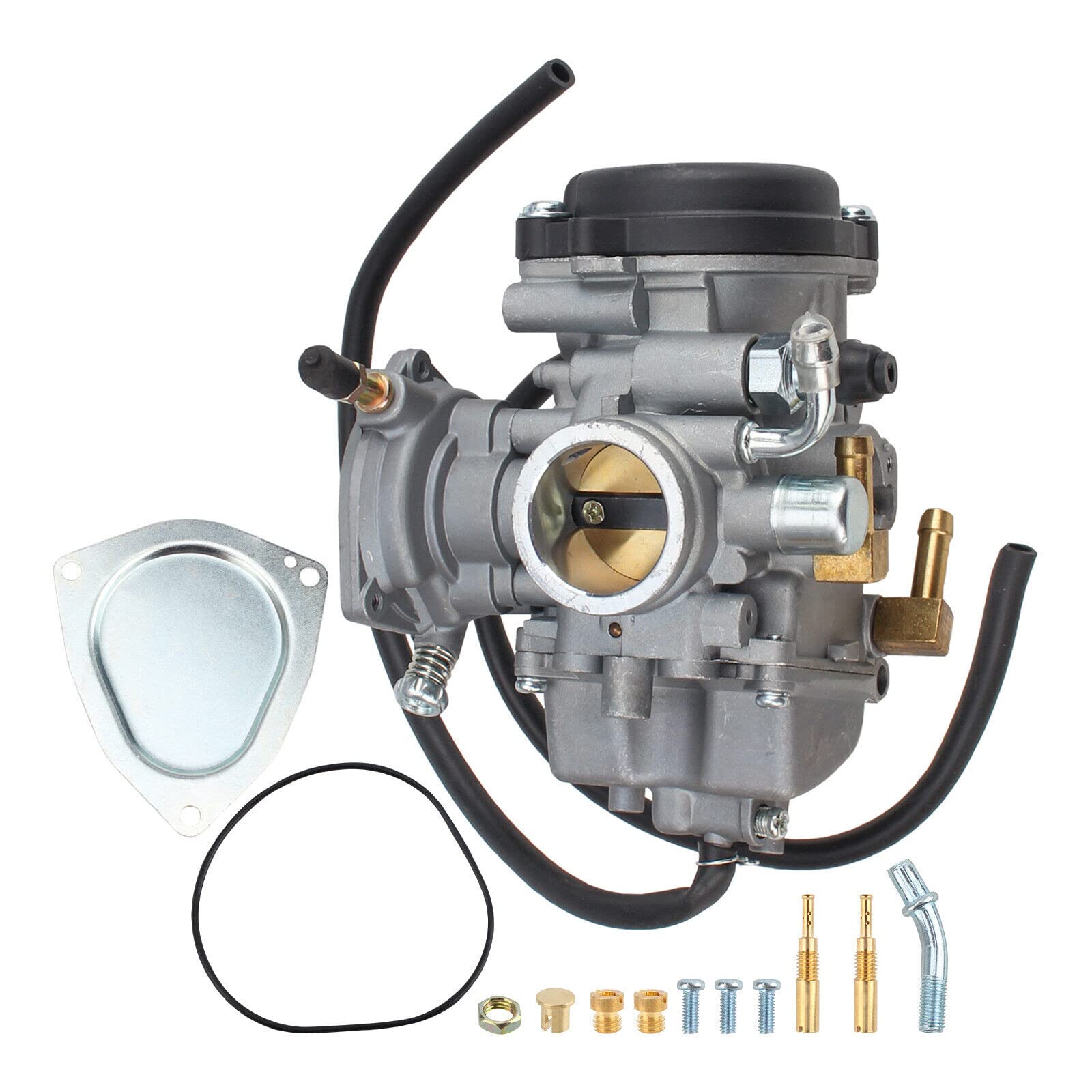 Whfzn Ltf300F Carburetor For Suzuki King Quad 300 Carb 2000-2002 Replace # 13200-39D22 With Throttle Cable
