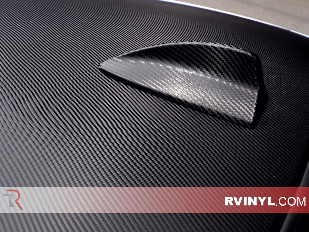 3M 2080 Series CF12 Black Carbon Fiber - 5ft x 6'' - Dual Cast 3D Weave Embossed Vinyl Car Wrapping Film - Vehicle Sheet Roll