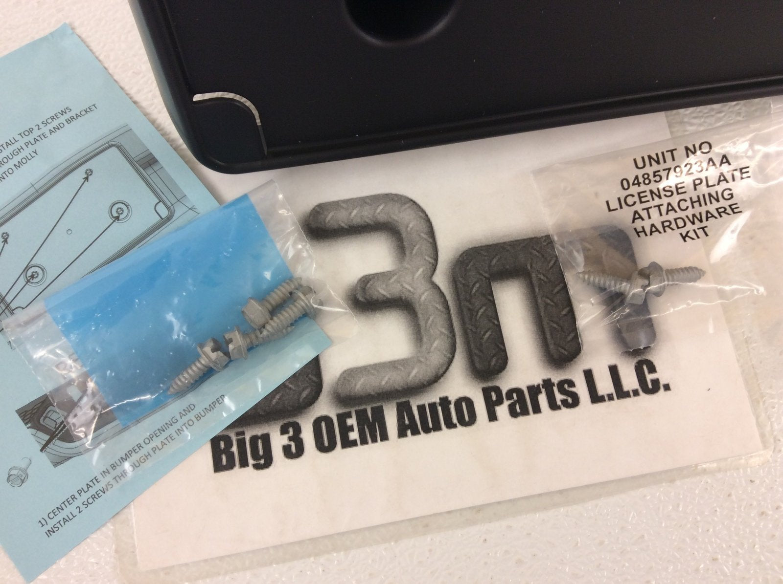 Dodge Ram 1500 Front License Plate Mount Bracket Holder Mopar Oem