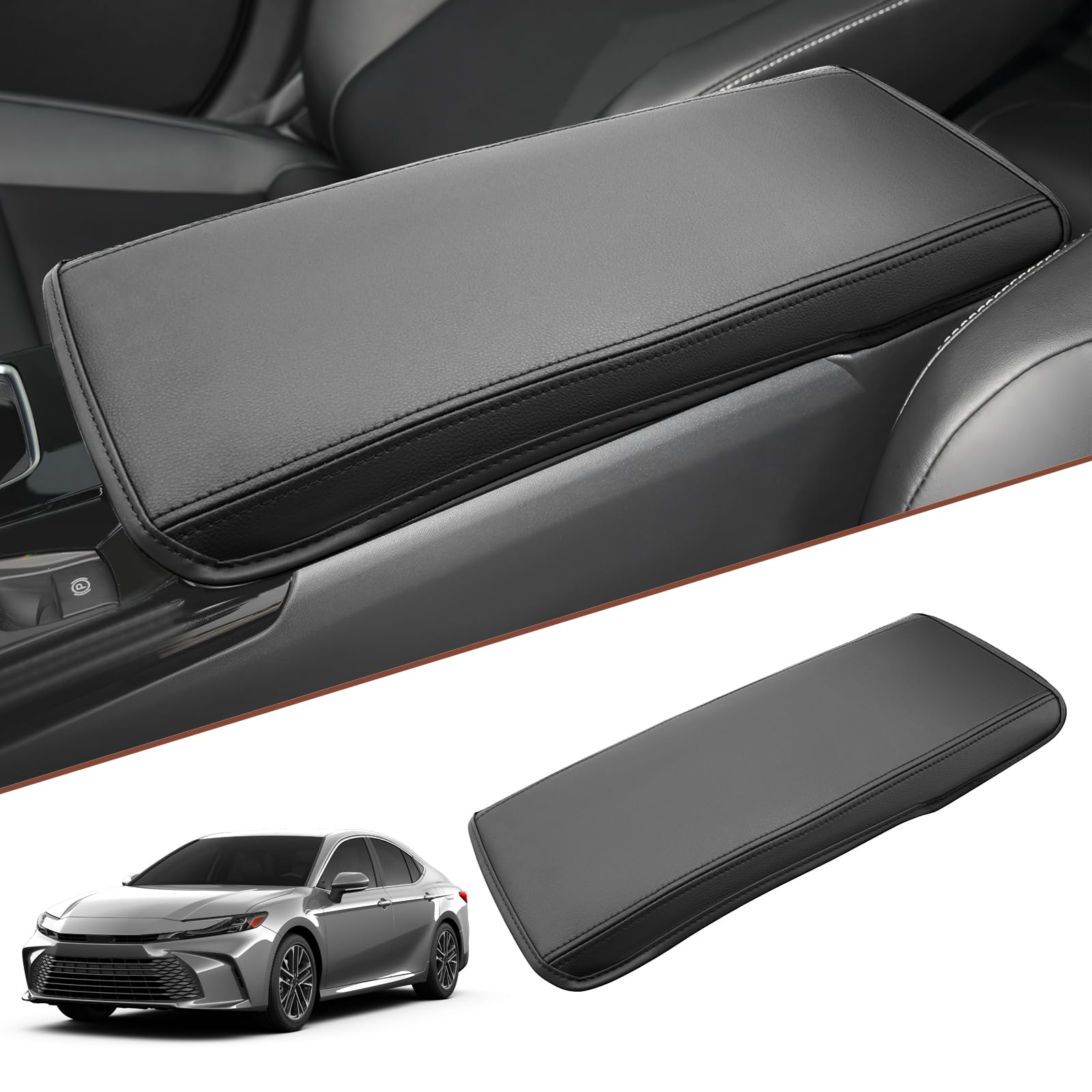 Sktu 2025 Camry Accessories Center Console Cover For 2025 Toyota Camry Armrest Cover 2025+ Camry (Le/Se/Xle/Xse) Armrest Pad Toy