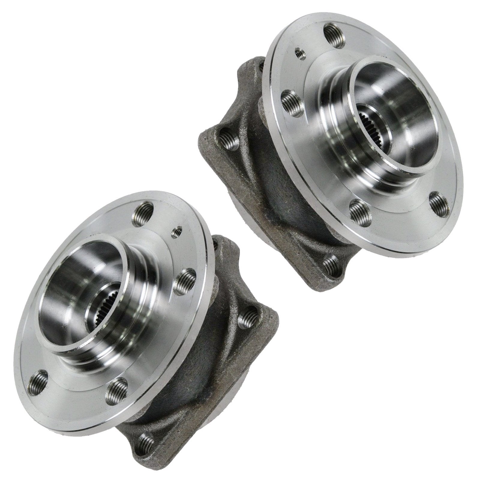 Trq Rear Wheel Hub Bearings Assembly Set Compatible With 2003-2014 Volvo Xc90