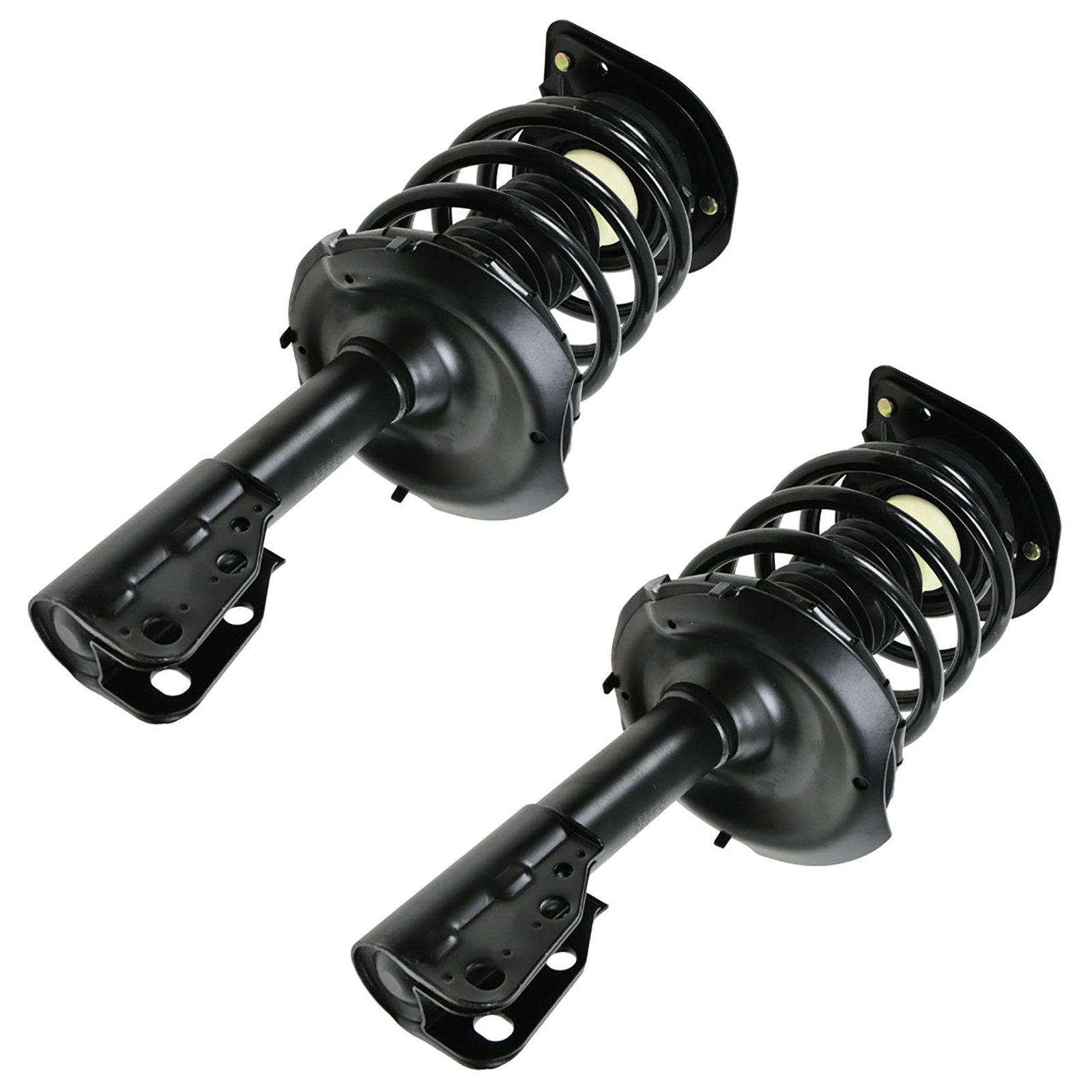 Trq Front Strut & Coil Spring Set Driver & Passenger Compatible With 91-99 Buick Lesabre 91-96 Park Avenue 91-93 Cadillac Devill
