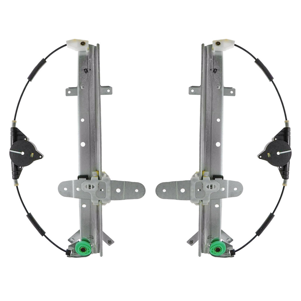 Trq Rear Power Window Regulator Set Compatible With 1992-2011 Ford Crown Victoria Mercury Grand Marquis 2003-2004 Marauder Fo155