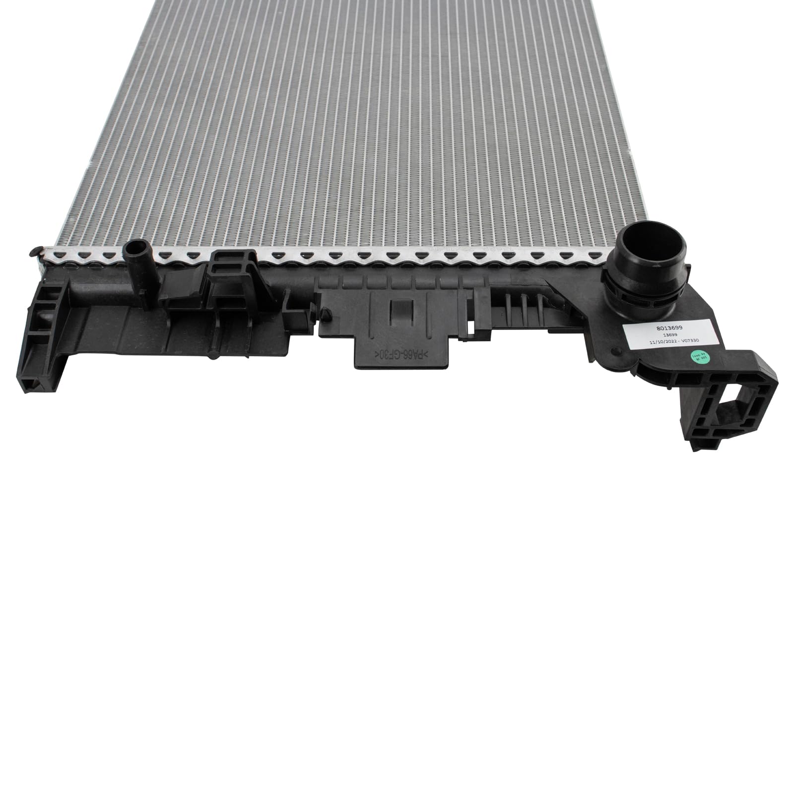 Trq Radiator Assembly Aluminum Core Compatible With 16-22 Volvo Xc90