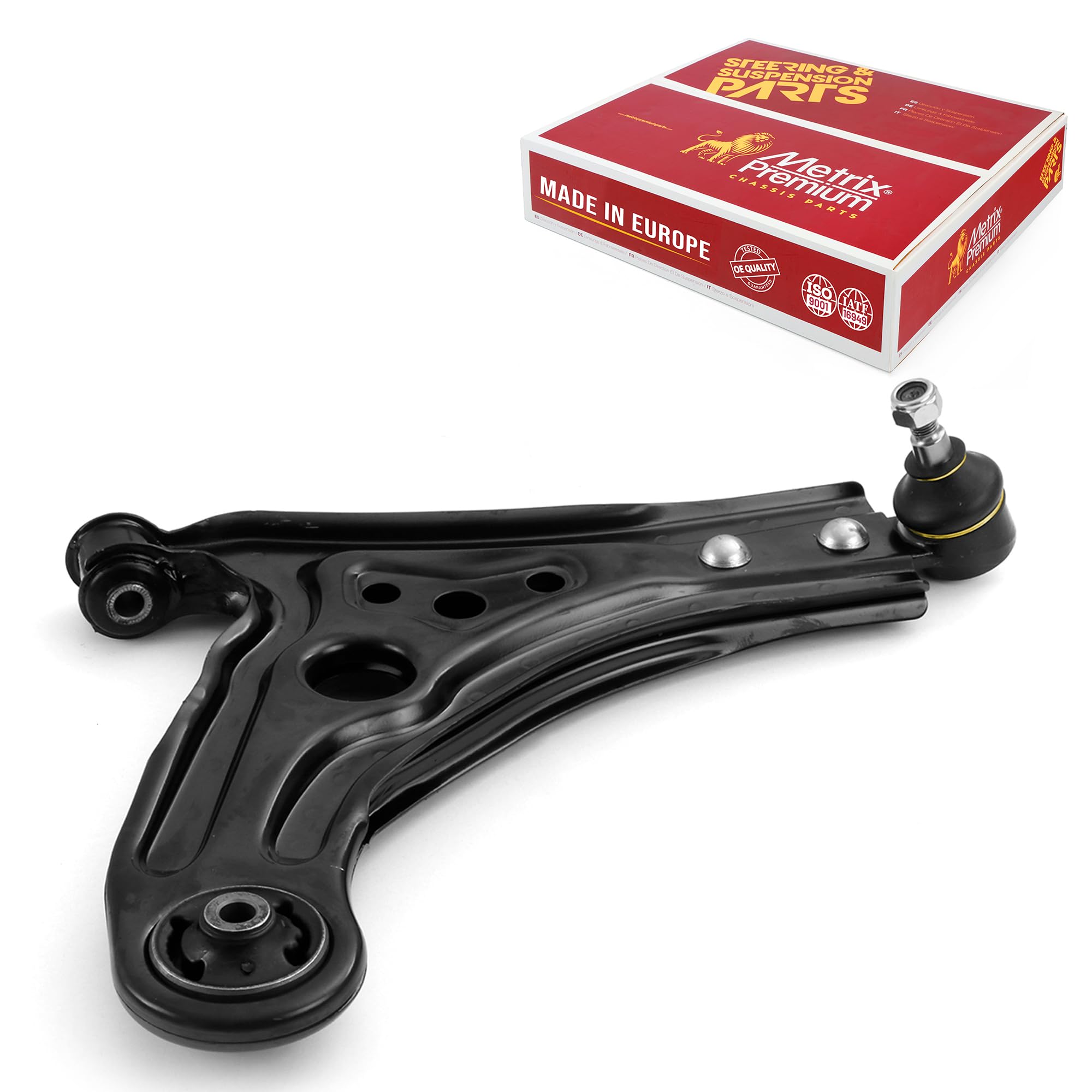 Metrix Premium Chassis Parts - Front Right Lower Control Arm W Ball Joint & Bushing Assembly Fits 18 Chevrolet Aveo (Mexico), 12