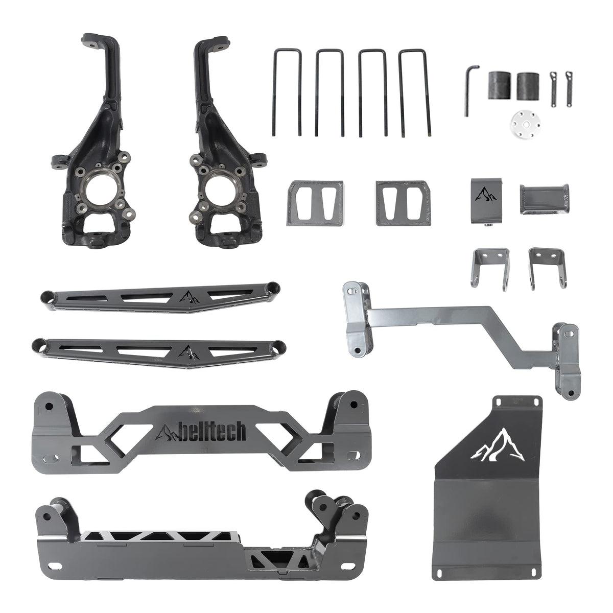 Belltech® - 152501Bk - Belltech® 152501Bk Lift Kit 6In. Lift Kit Inc. Rear Trail Performance Shocks Only 2015-2020 Compatible/Replacement Part For A Ford ® Compatible With/Fits A F-150 4Wd 6In.