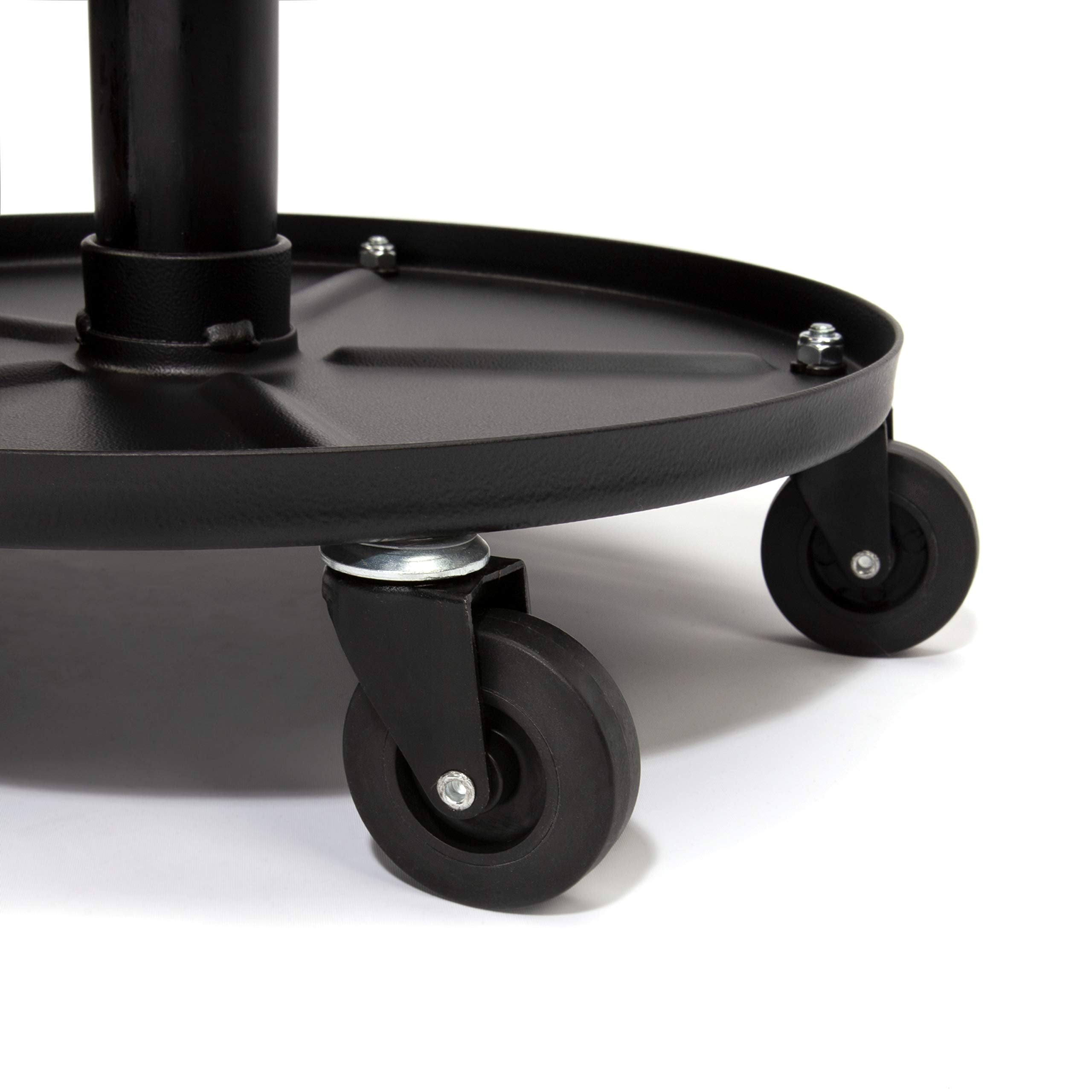 Craftsman Cmxzsaj93382 Adjustable Height Rolling Creeper Stool With Storage Tray