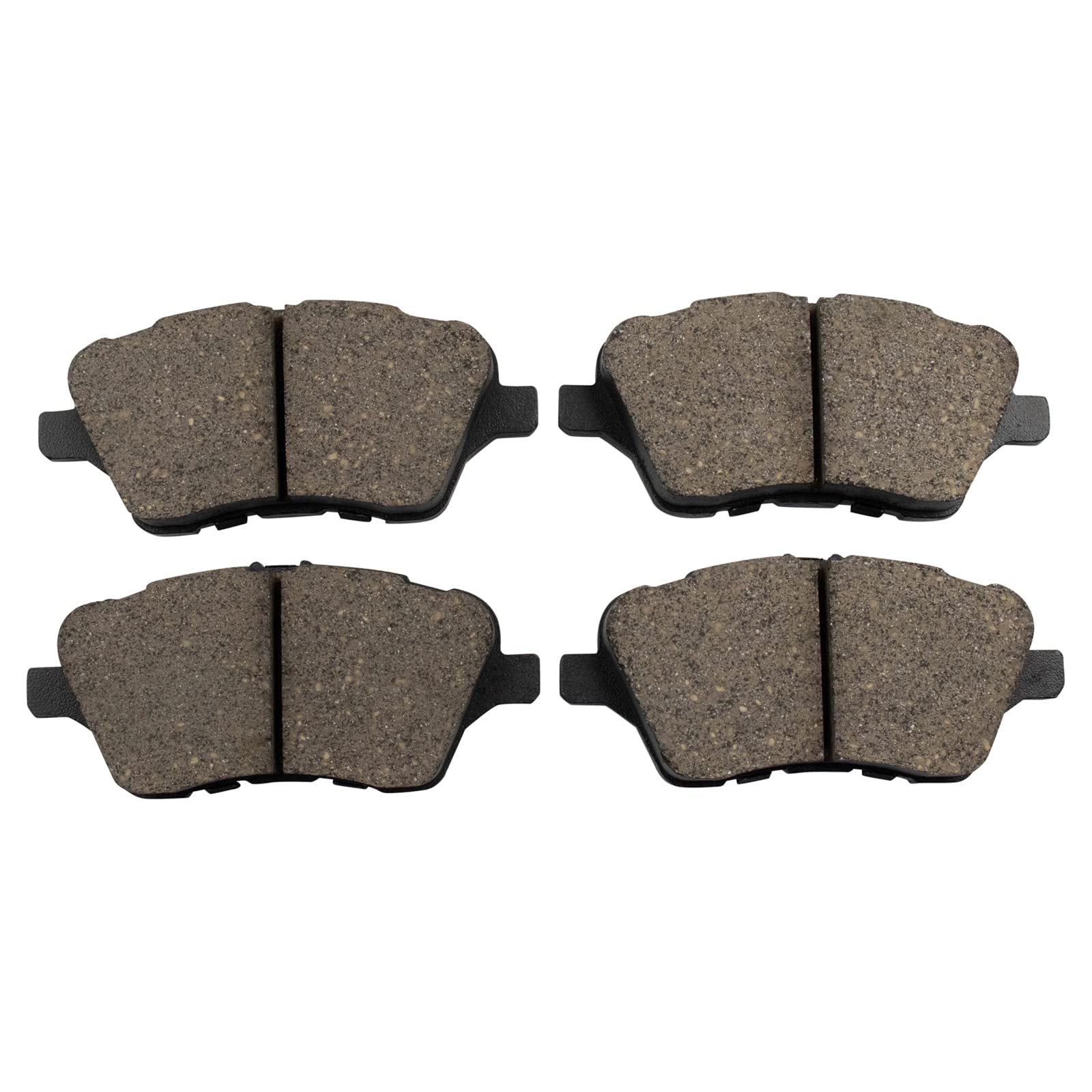 TRQ Front Brake Pads Ceramic Compatible with 2014-2019 Ford Fiesta
