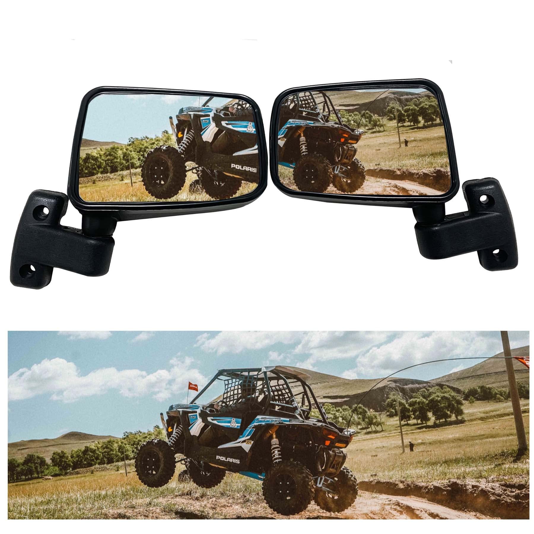 Suone Rear View Mirror Left And Right Fit For Oem Fit For Hisun Utv 700 500 400 800 Massimo Msu 500 700 Supermach Coleman