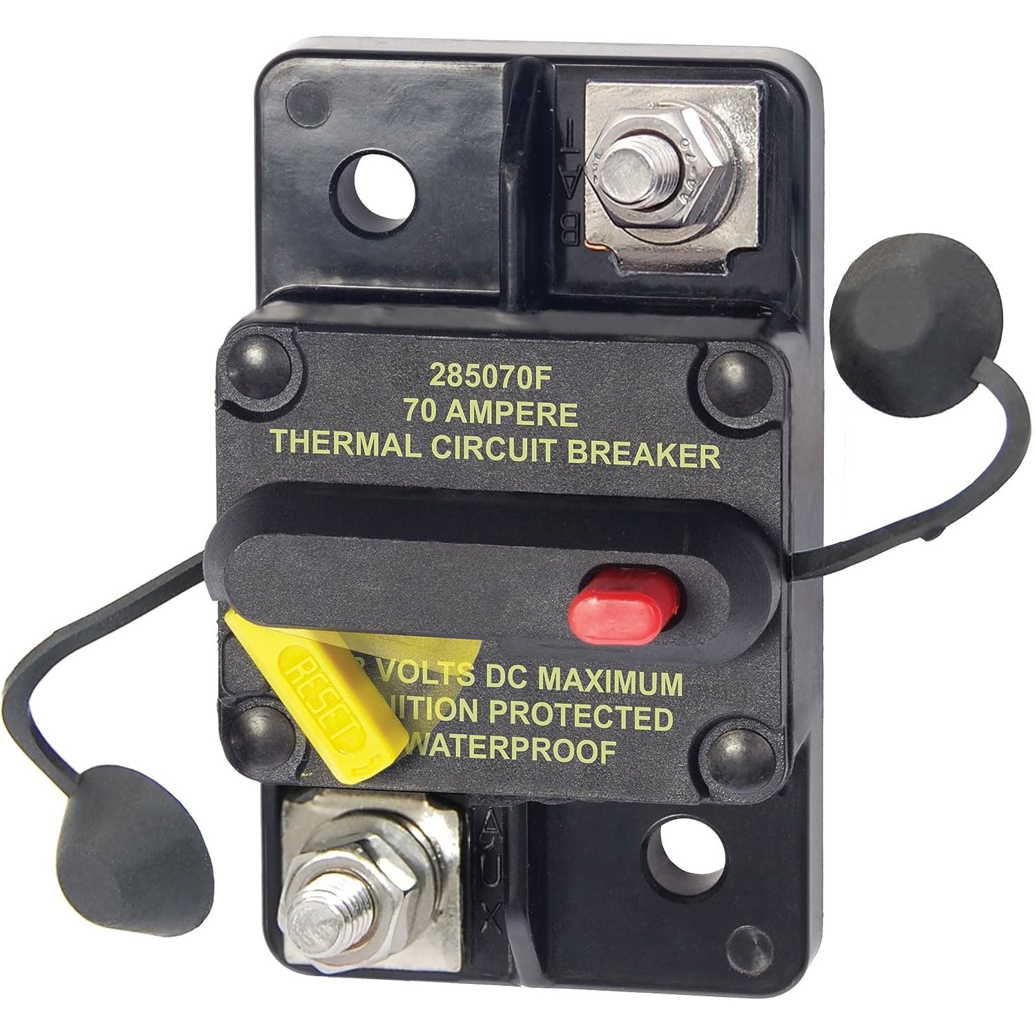 Blue Sea Systems 7185 285-Series Circuit Breaker, Surface Mount, 70A