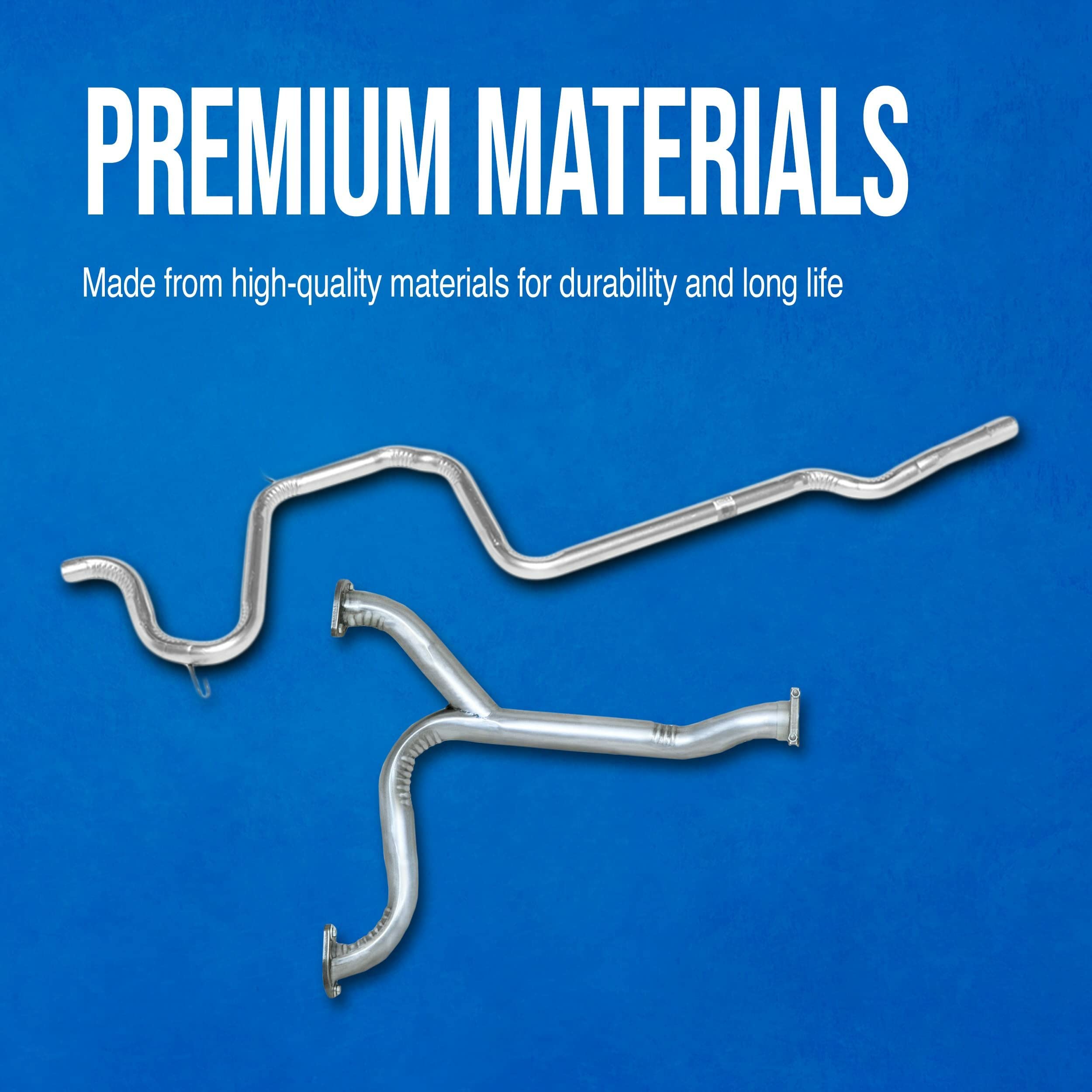 Walker Exhaust 54227 Exhaust Tail Pipe 2.25 Inlet (Outside) 2.25 Outlet (Outside)