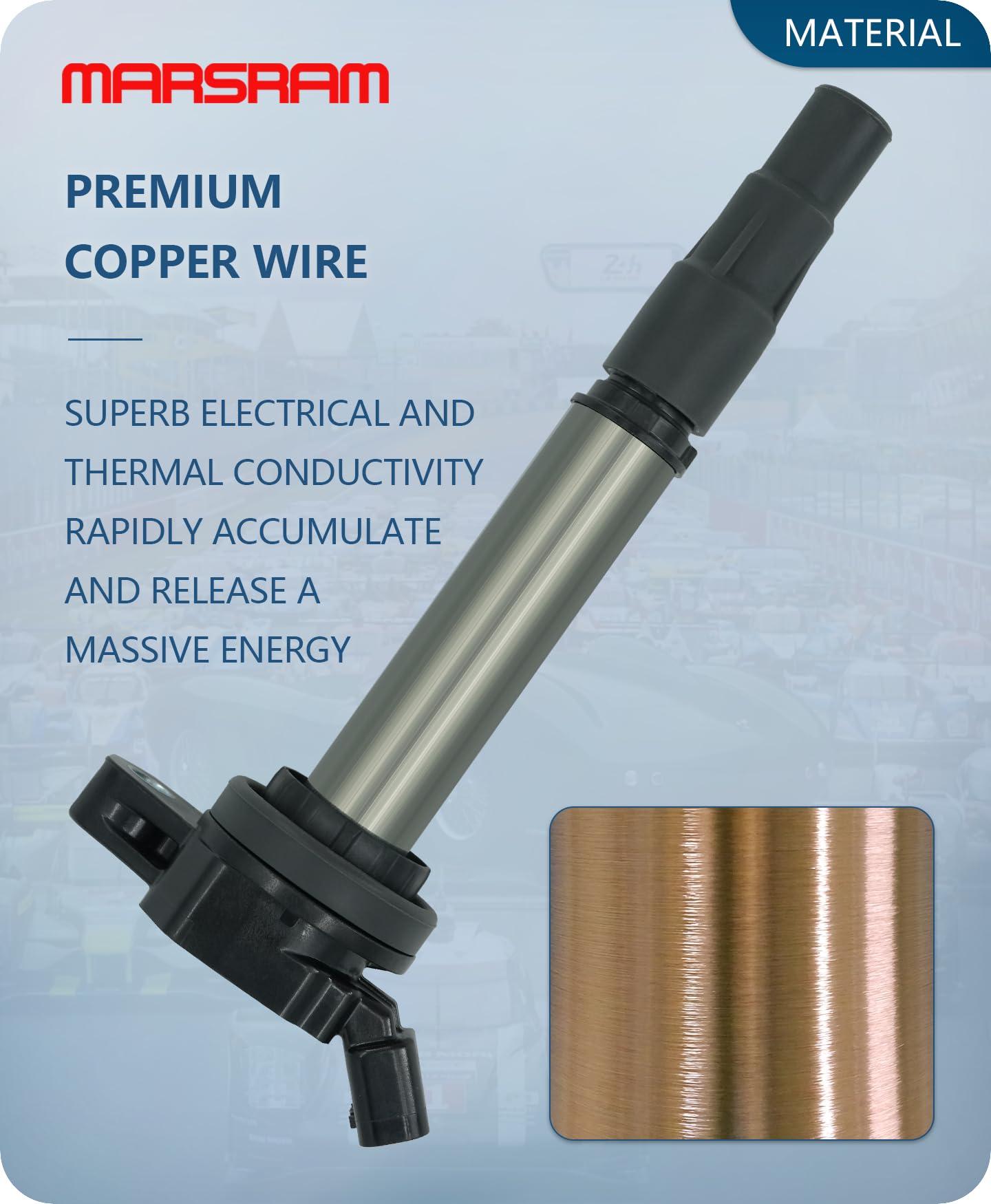 Marsram Ignition Coil UF596 Compatible with 1.8 L4 Toyota Corolla Matrix Prius Lexus CT200h Scion Pontiac 2009 2010 2011 2012 20