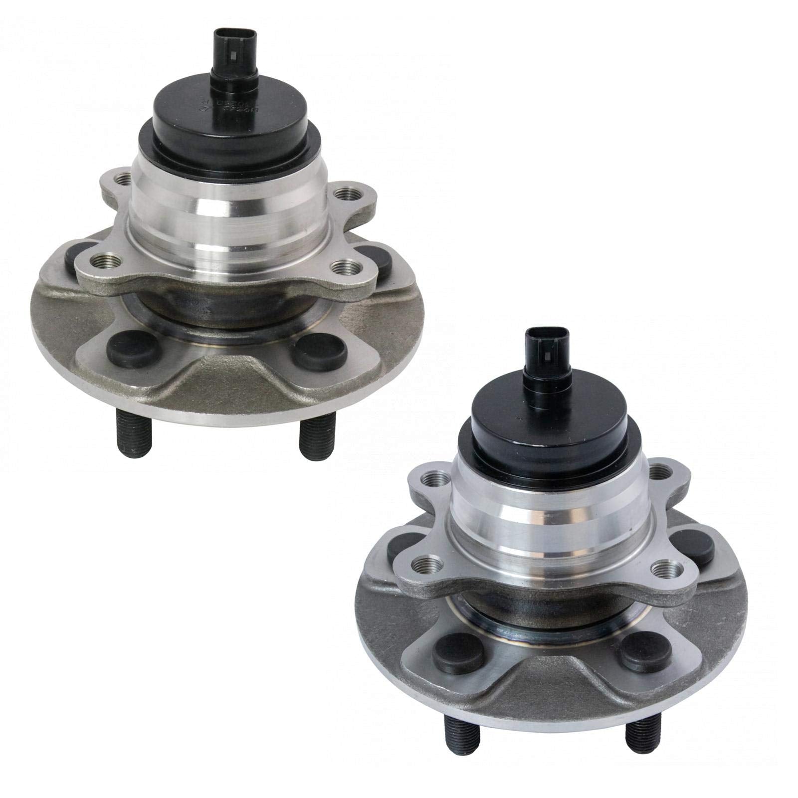 Trq Front Wheel Hub Bearings Assembly Set Compatible With 2007-2017 Lexus Ls460
