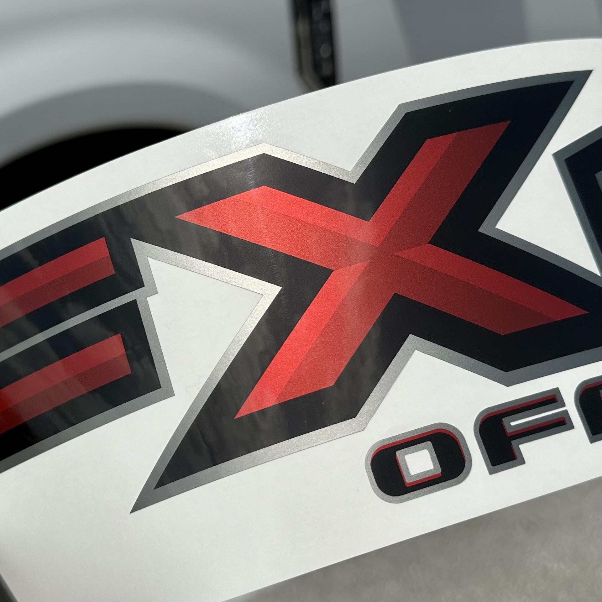 Fx4 Off Road Decal Replacement Sticker F150 Bedside F Truck Super Duty F250 F350 F450 (2015-2018) Premium Series (Metallic Finis