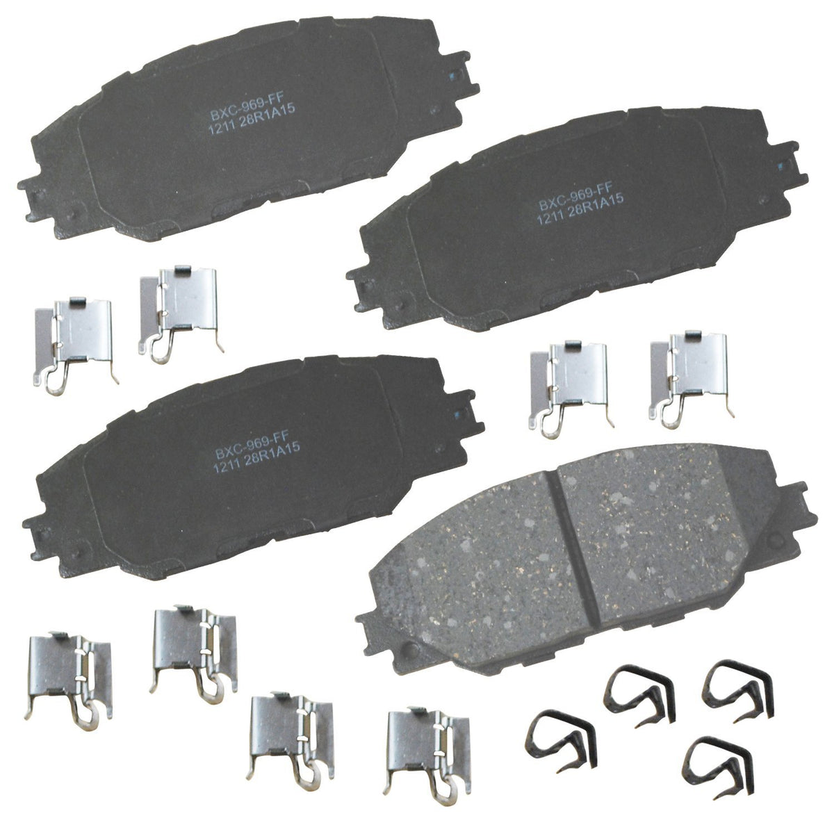 Bendix Premium Sbc1211 Ceramic Front Brake Pads For Pontiac Vibe 2010-2009, Scion Im 2016, Tc 2016-2011, Toyota Corolla Im 2018-