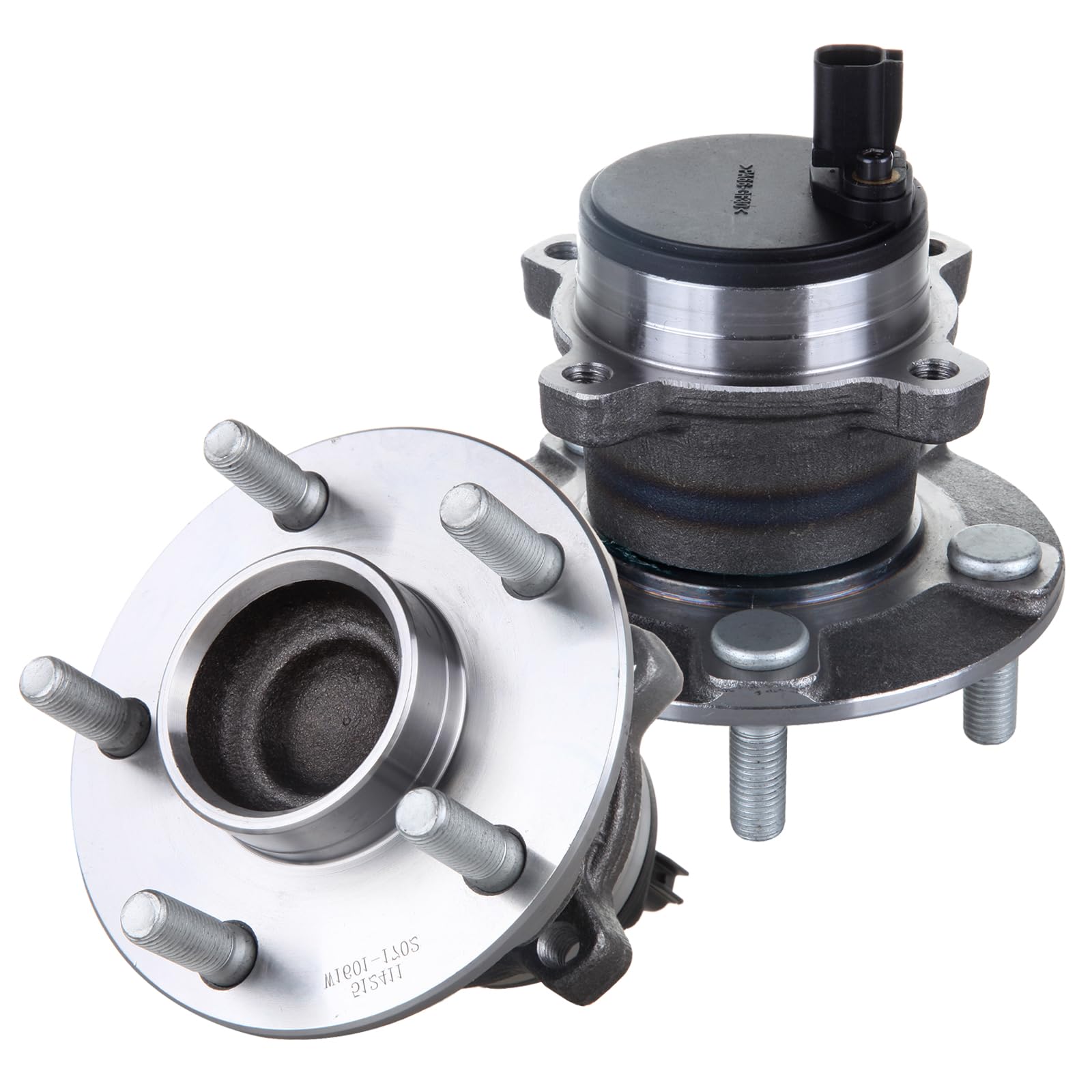 ECCPP Replacement For Wheel Bearing and Hub Assembly For C30 2006-2012/S40/V50 2005-2011 Wheel Hubs 5 Lugs W/ABS 512411x2