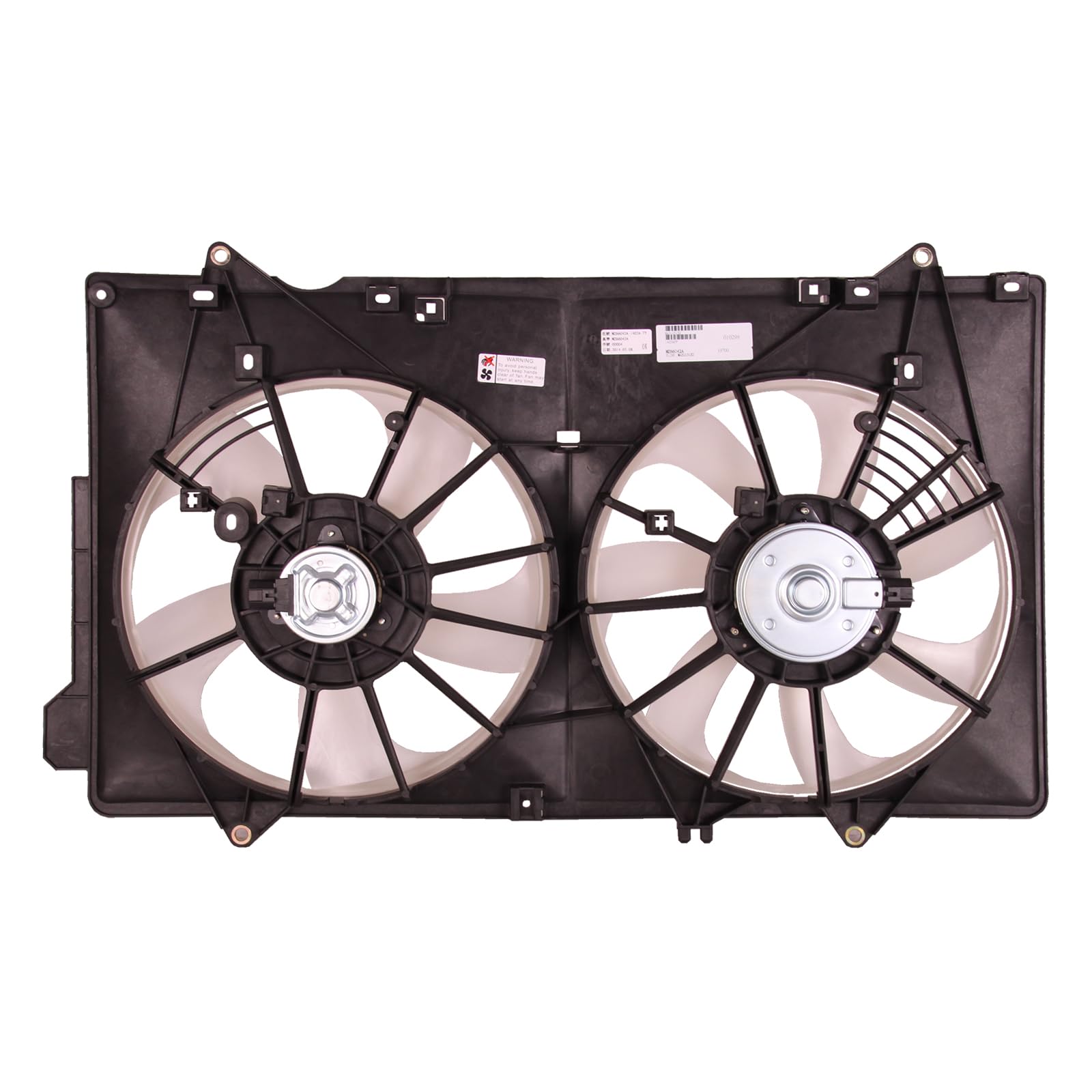 TYG Upgraded Cooling Fan Assembly for 2013-2016 Mazda CX-5 2.0L | Racing-Level OE Replacement Engine Radiator for PE01-15210 | M