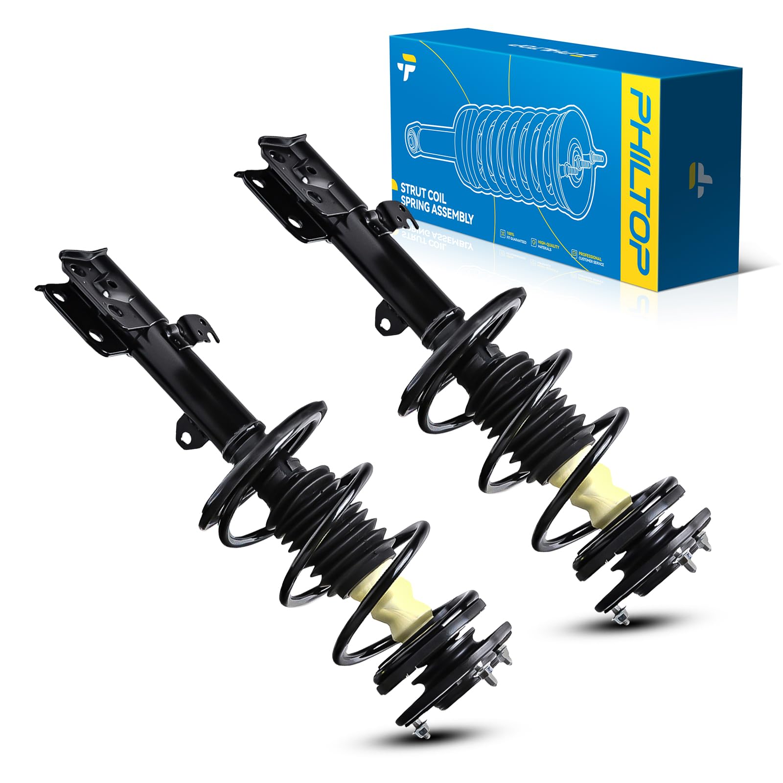 Philtop Front Struts Fit For Corolla 2009 2010 2011 2012 2013, Matrix 2011 2012 2013, Complete Strut Assembly 472597 472598,Stru