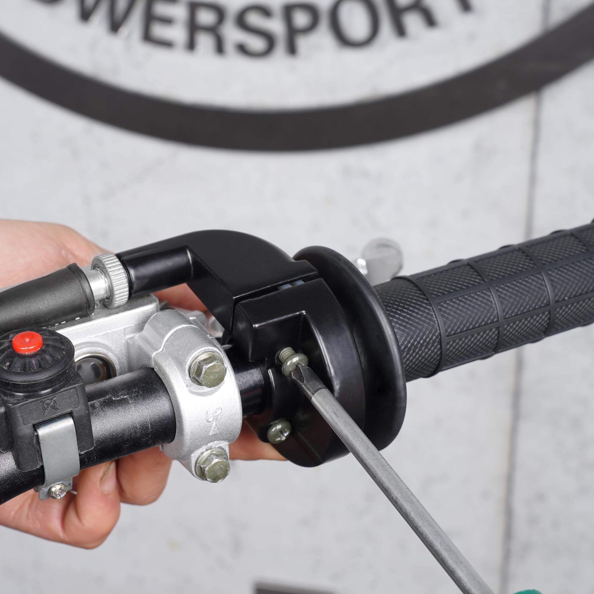 7/8''/22mm Handlebar, Hand Grips with 34.3 Throttle Cable Housing Set for CRF50 CRF70 CRF80 CRF100 CRF150F Dirt Bike