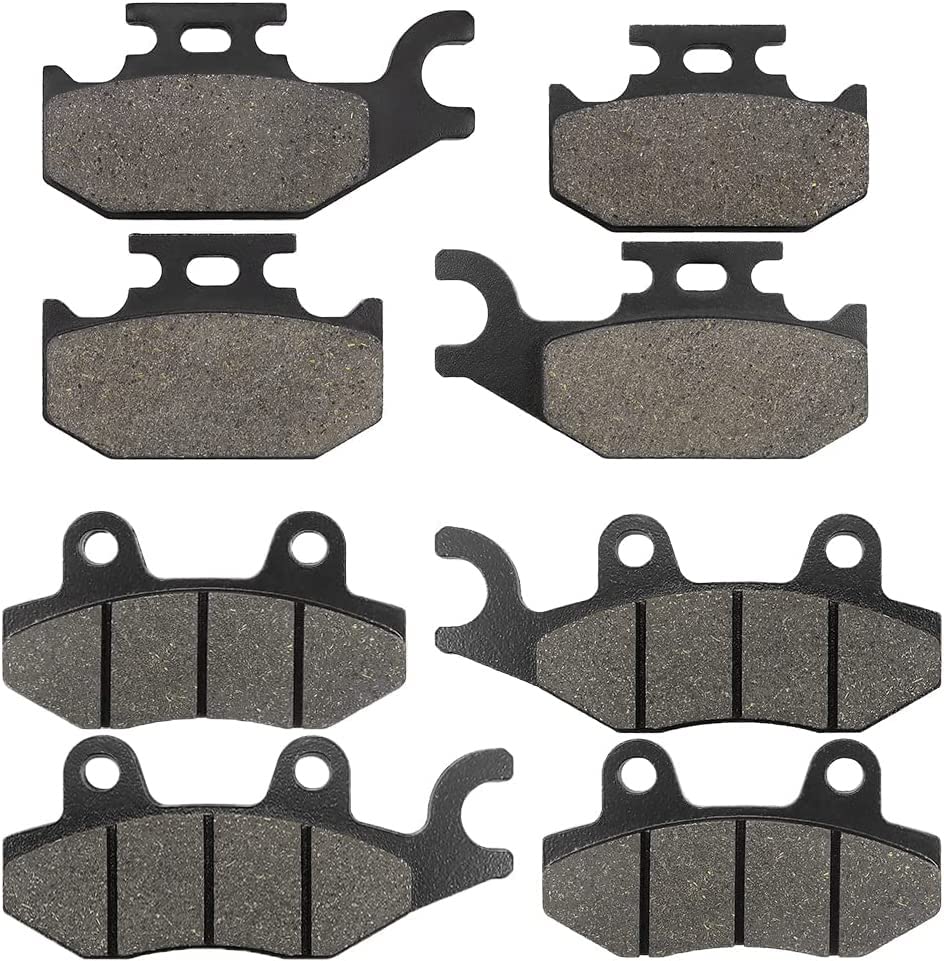 Locopow Front & Rear Brake Pads For 2013 2014 2015 2016 2017 2018 Can Am Maverick 1000 1000R Std Dps Xc Xxc Xrs-Dps Non Max