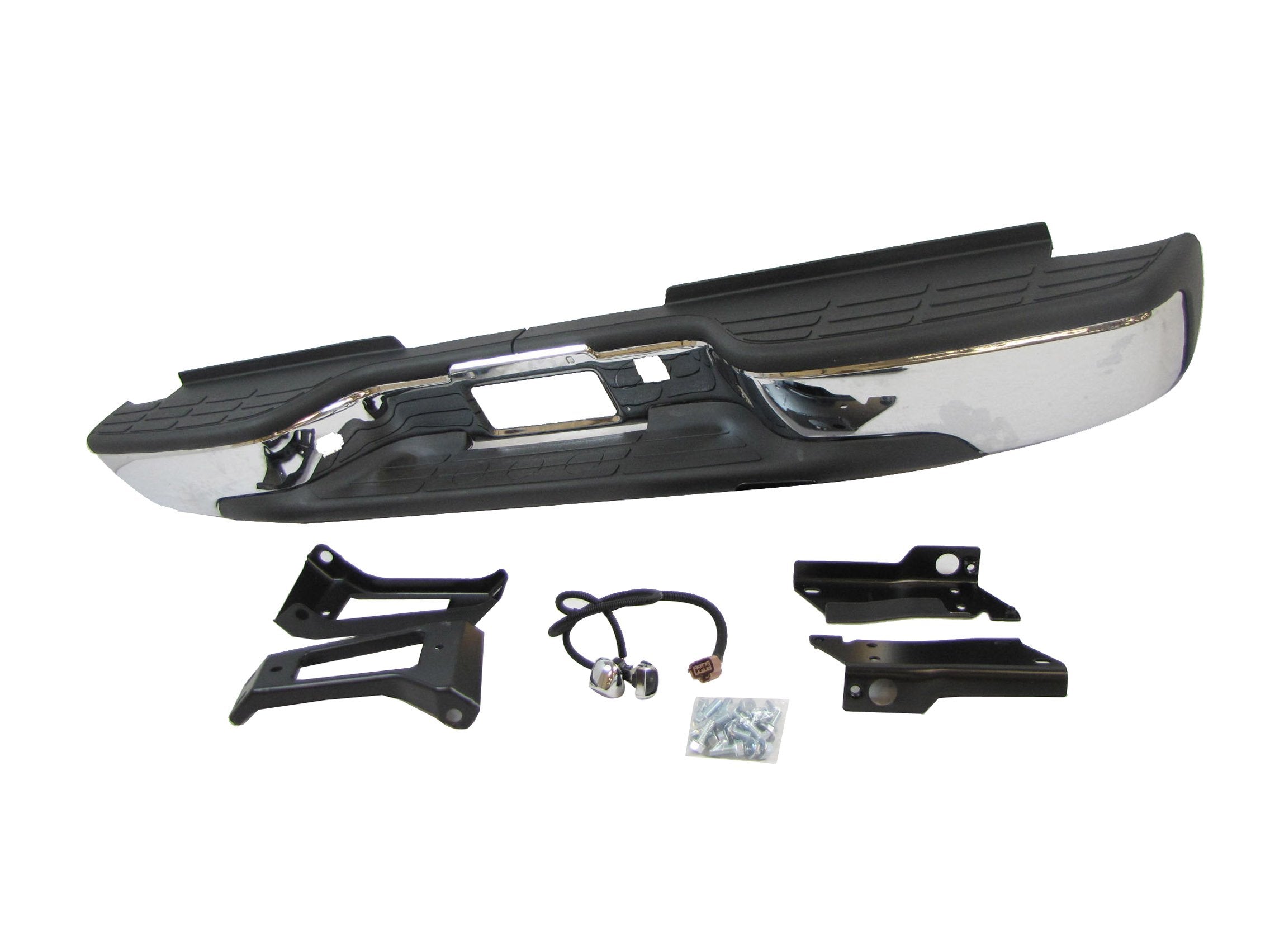 New Rear Step Bumper ASSY Chrome 1999-2006 Chevy Siverado Gmc Sierra 2500HD 3500