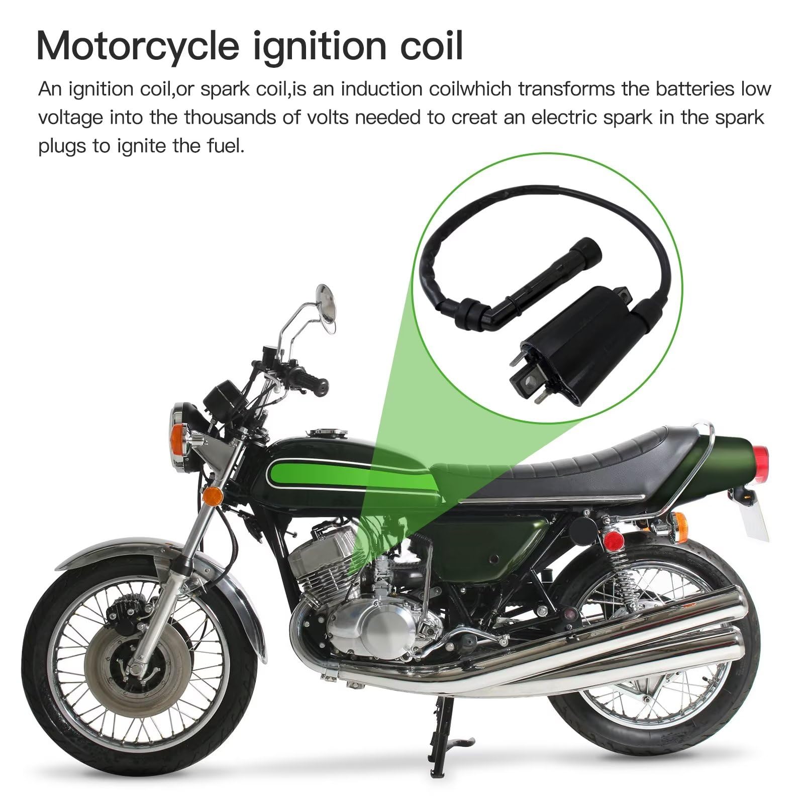 2 Ignition Coils For Suzuki Intruder 800 Vs800Gl 1992-2004